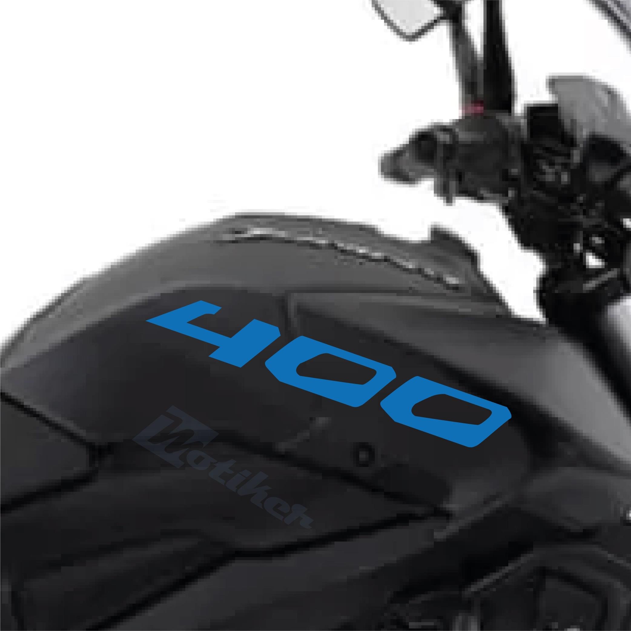 DOMINAR 400Motiker Bajaj Dominar Mavi 400 Yazı Sticker Etiket Modeli