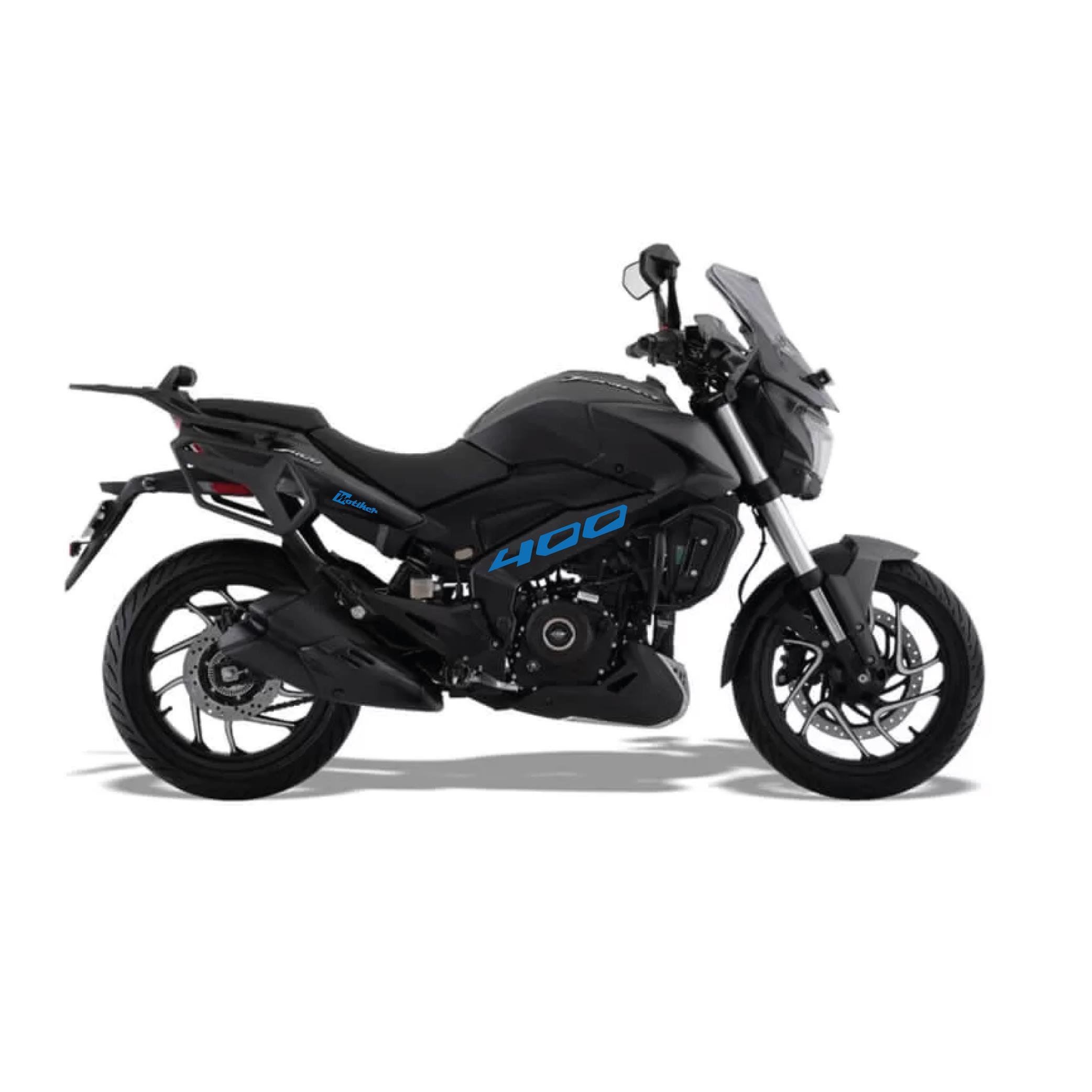 DOMINAR 400Motiker Bajaj Dominar Mavi 400 Yazı Sticker Etiket Modeli