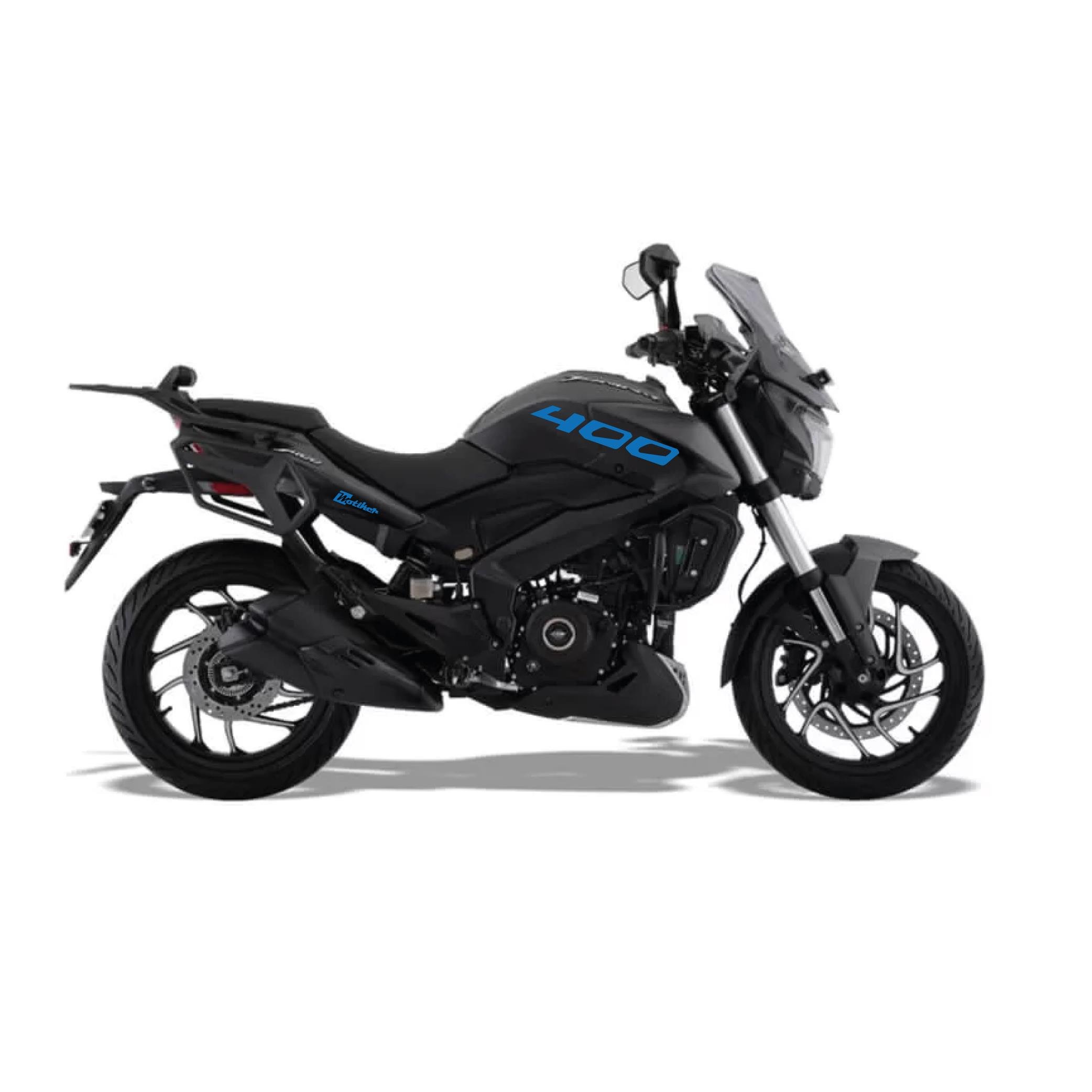 DOMINAR 400Motiker Bajaj Dominar Mavi 400 Yazı Sticker Etiket Modeli