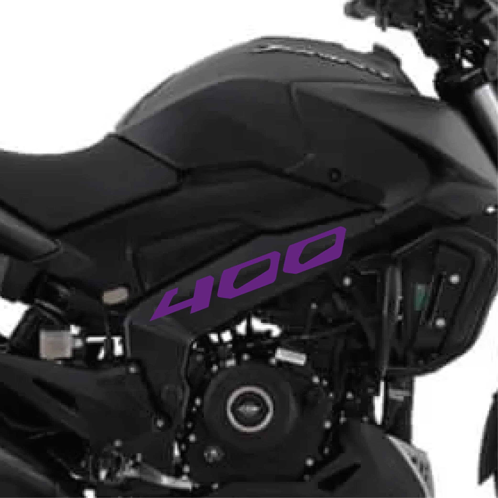 DOMINAR 400Motiker Bajaj Dominar Mor 400 Yazı Sticker Etiket Modeli