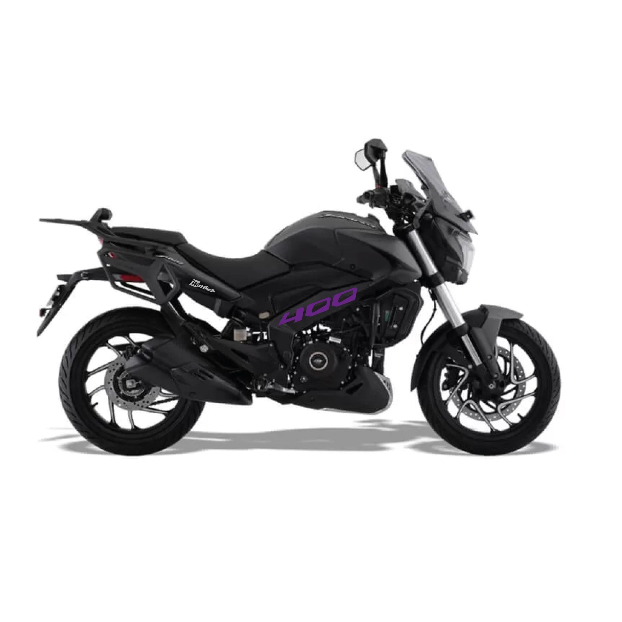 DOMINAR 400Motiker Bajaj Dominar Mor 400 Yazı Sticker Etiket Modeli