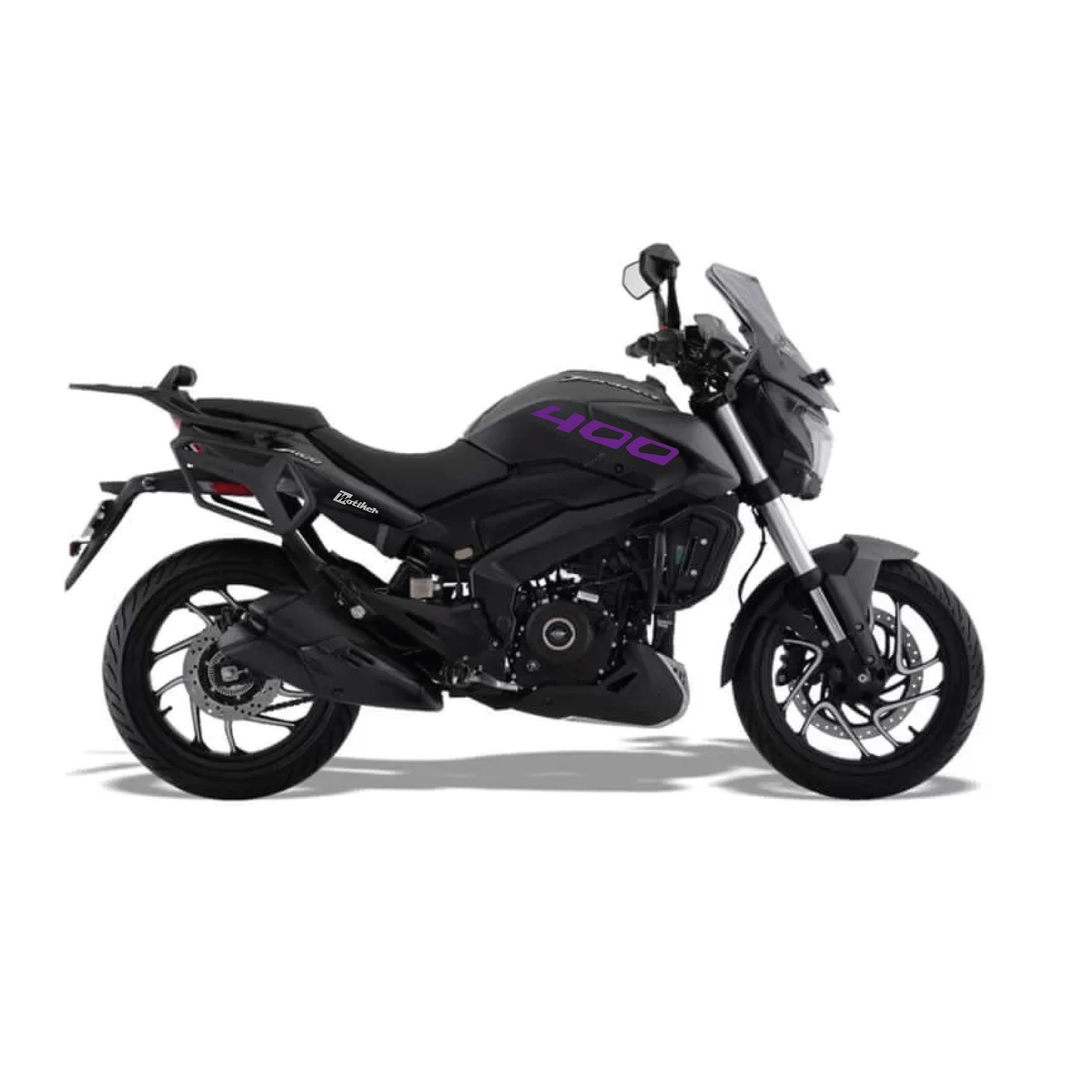 DOMINAR 400Motiker Bajaj Dominar Mor 400 Yazı Sticker Etiket Modeli