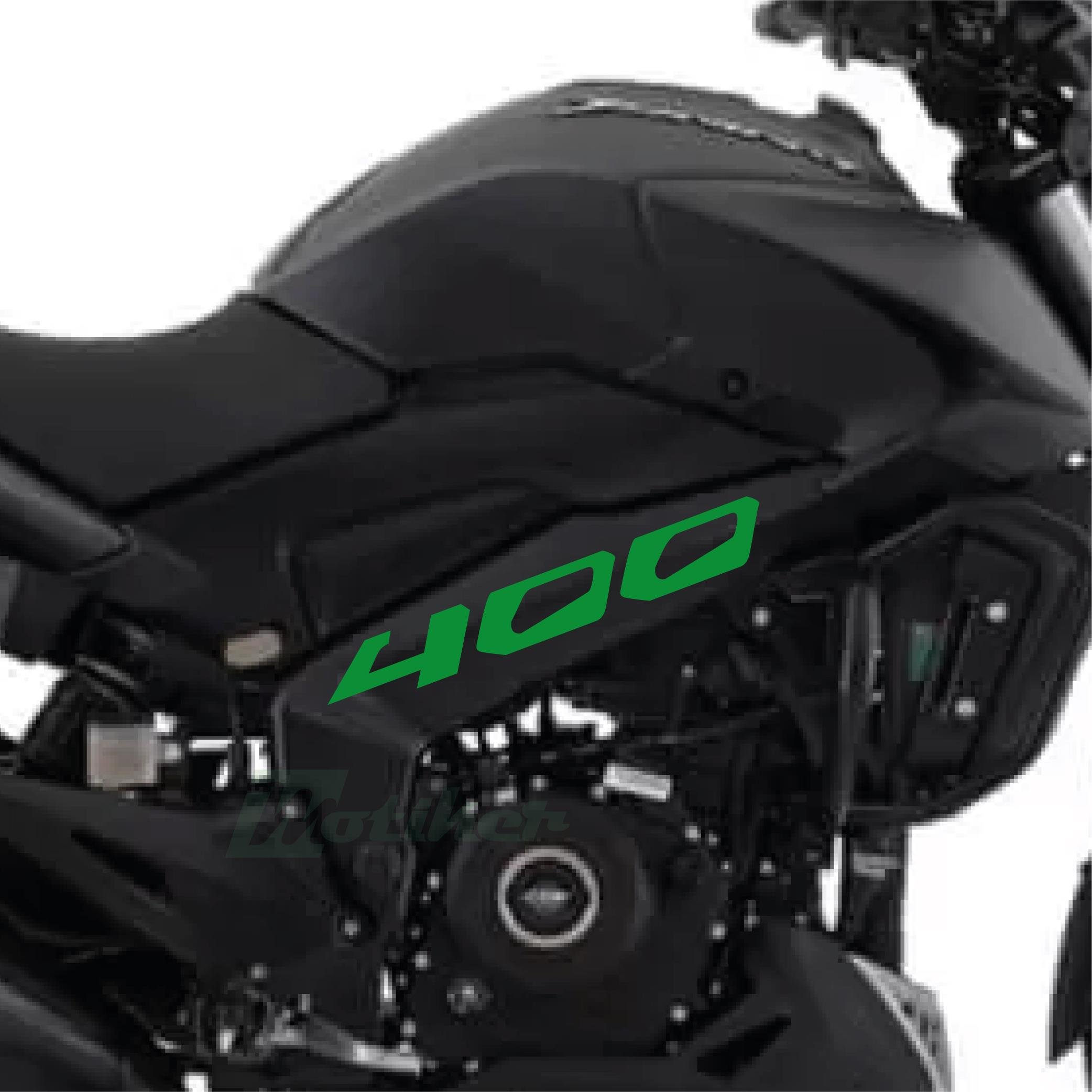 DOMINAR 400Motiker Bajaj Dominar Yeşil 400 Yazı Sticker Etiket Modeli