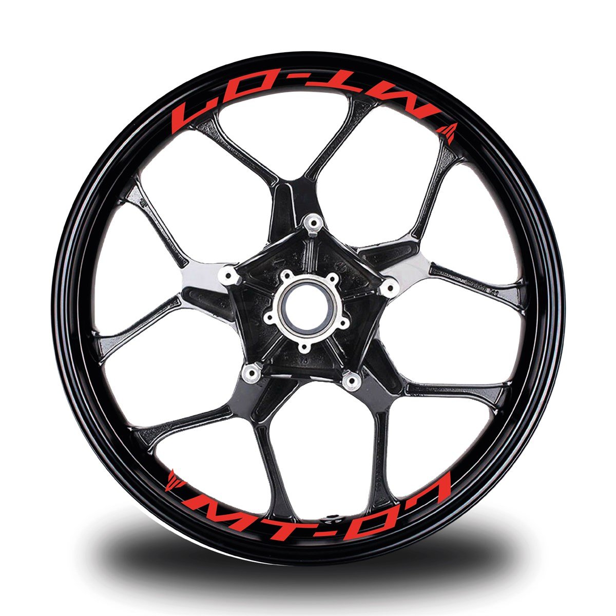 Mt-07 Yazılı 8Li Jant İçi Yazı Sticker Etiket