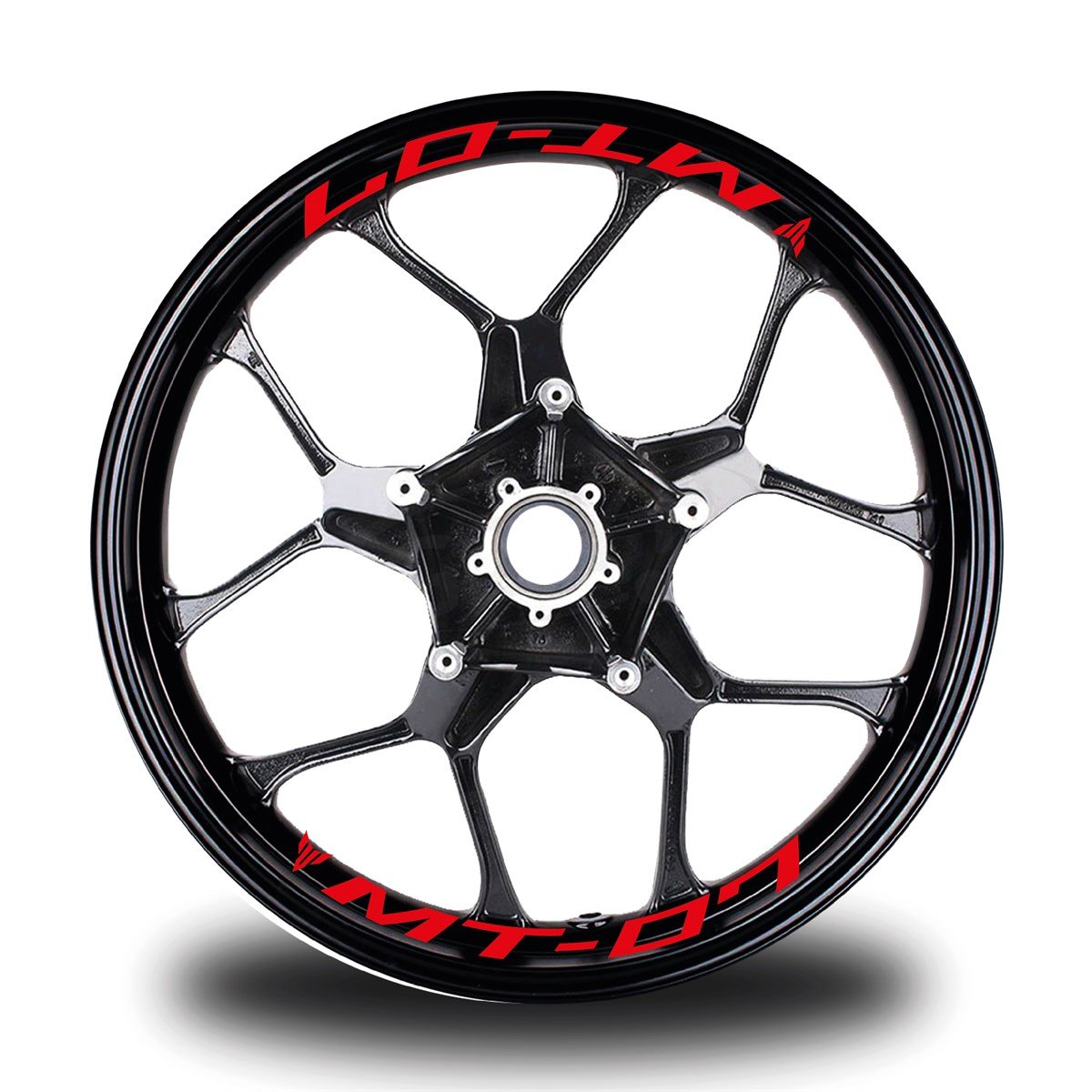 Mt-07 Yazılı 8Li Jant İçi Yazı Sticker Etiket