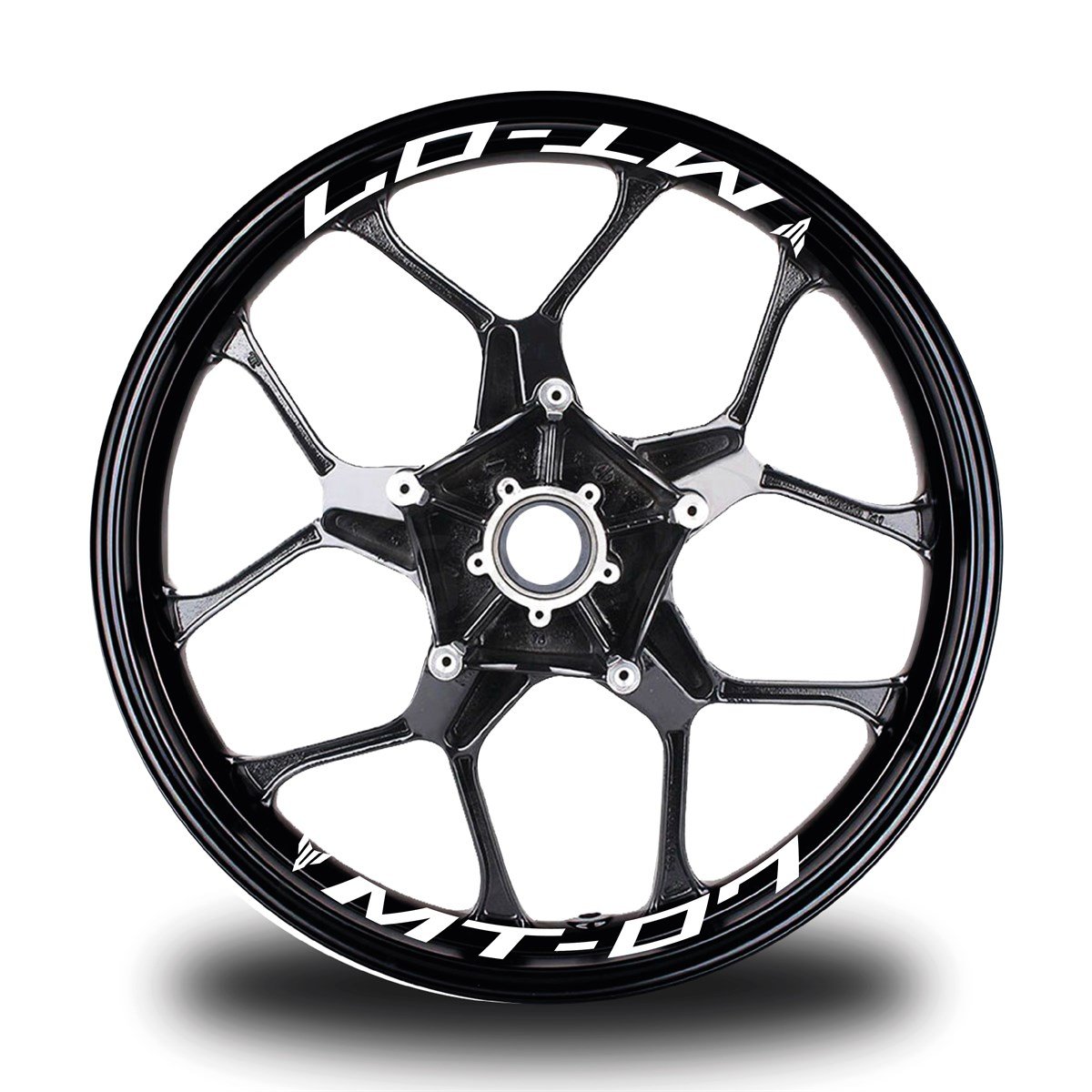 Mt-07 Yazılı 8Li Jant İçi Yazı Sticker Etiket