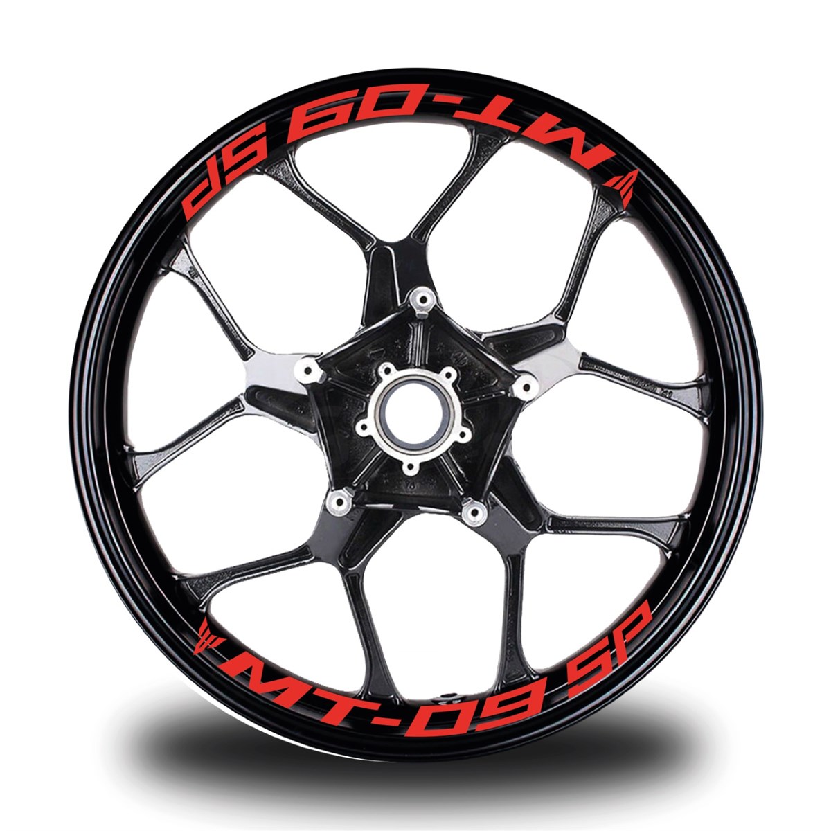 Mt-09 Sp Yazılı 8'li Jant İçi Yazı Sticker Etiket Modeli