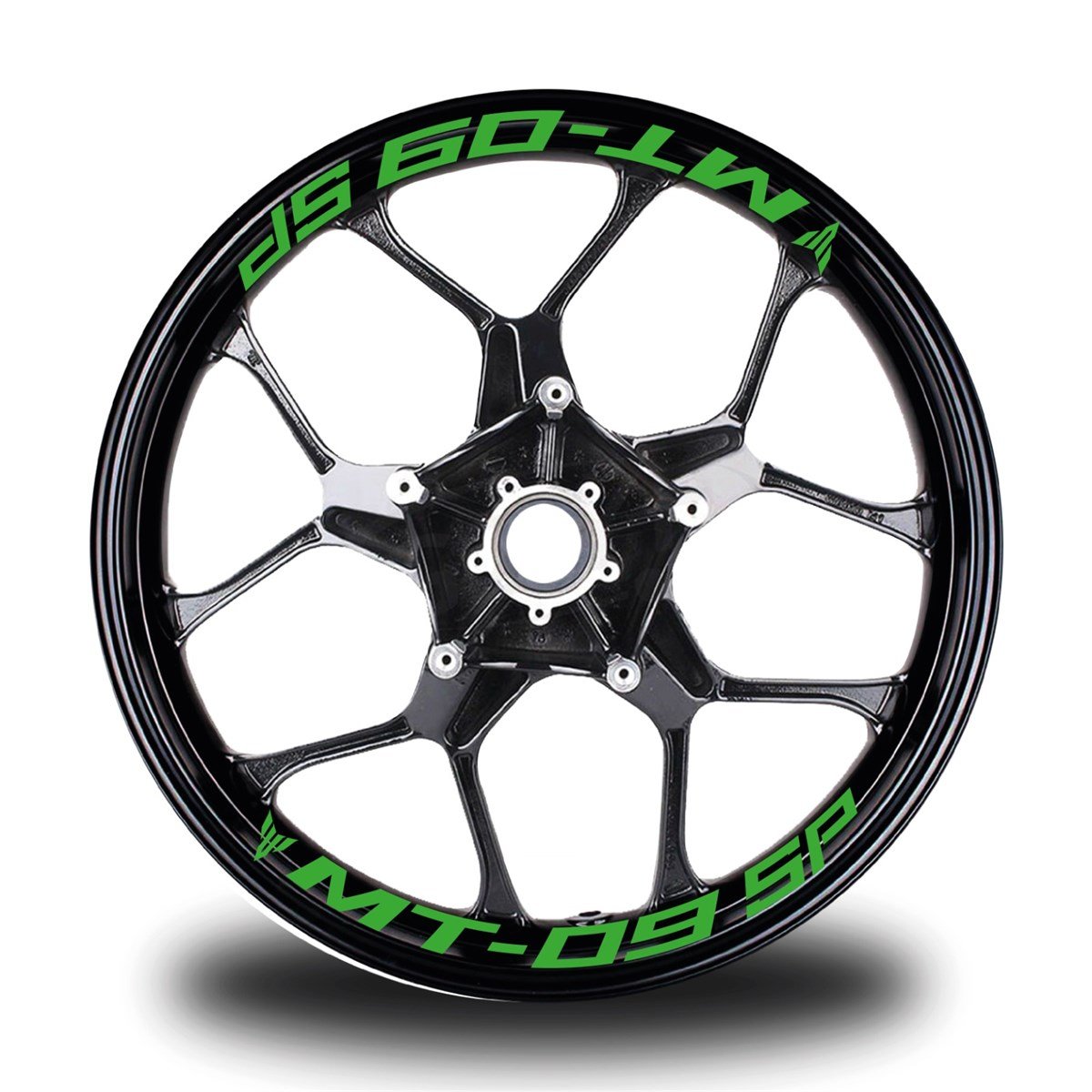 Mt-09 Sp Yazılı 8'li Jant İçi Yazı Sticker Etiket Modeli