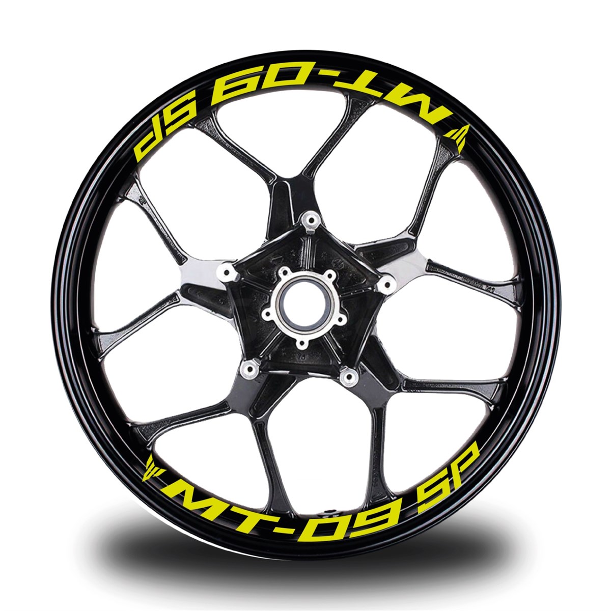 Mt-09 Sp Yazılı 8'li Jant İçi Yazı Sticker Etiket Modeli