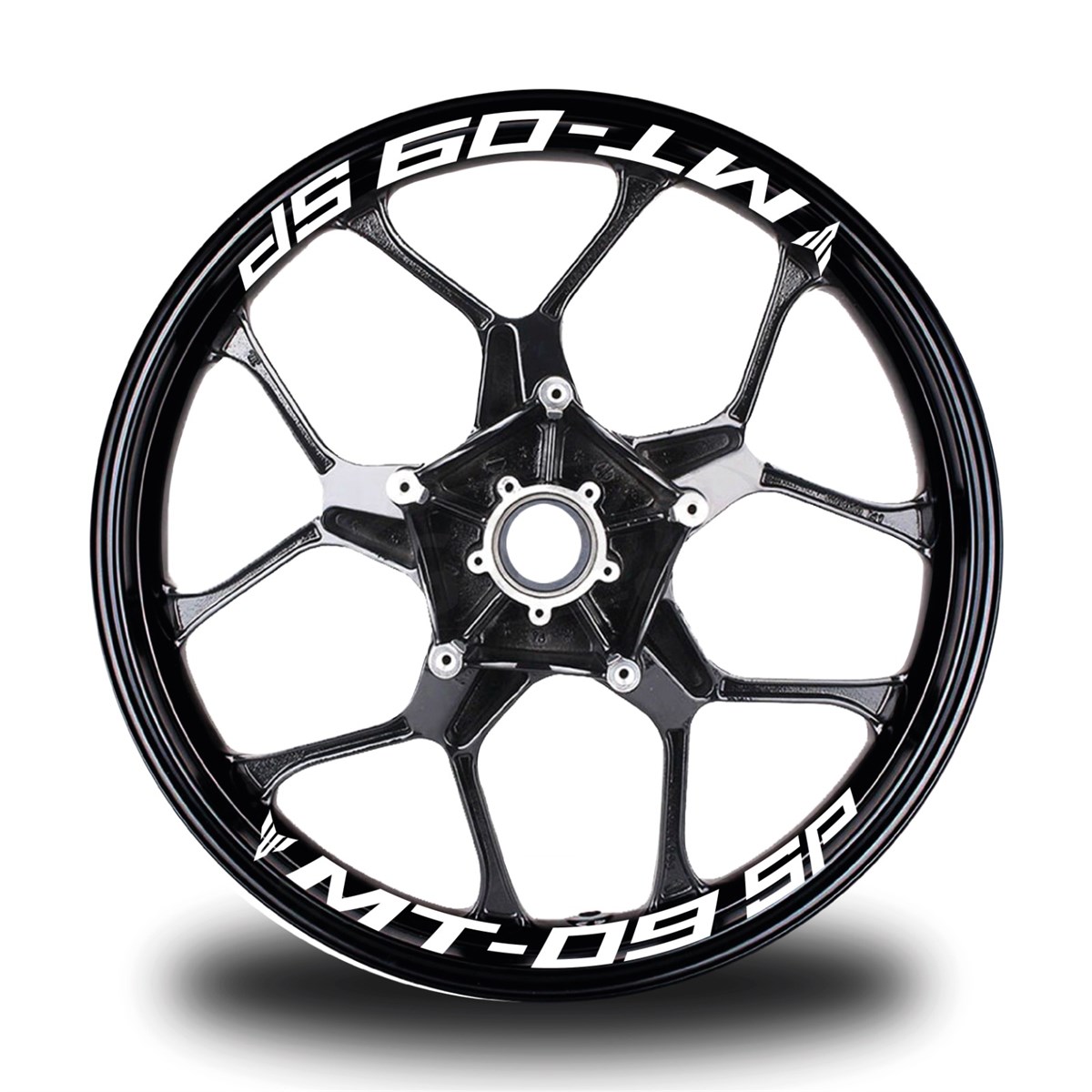 Mt-09 Sp Yazılı 8'li Jant İçi Yazı Sticker Etiket Modeli