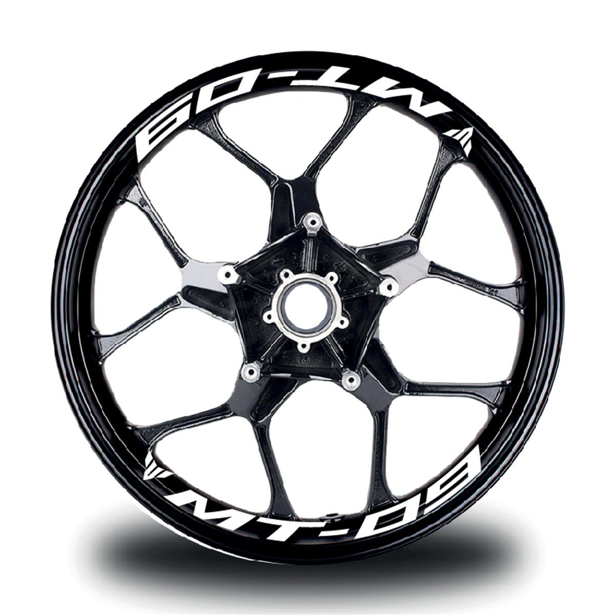 Mt - 09 Yazılı 8Li Jant İçi Yazı Sticker Etiket