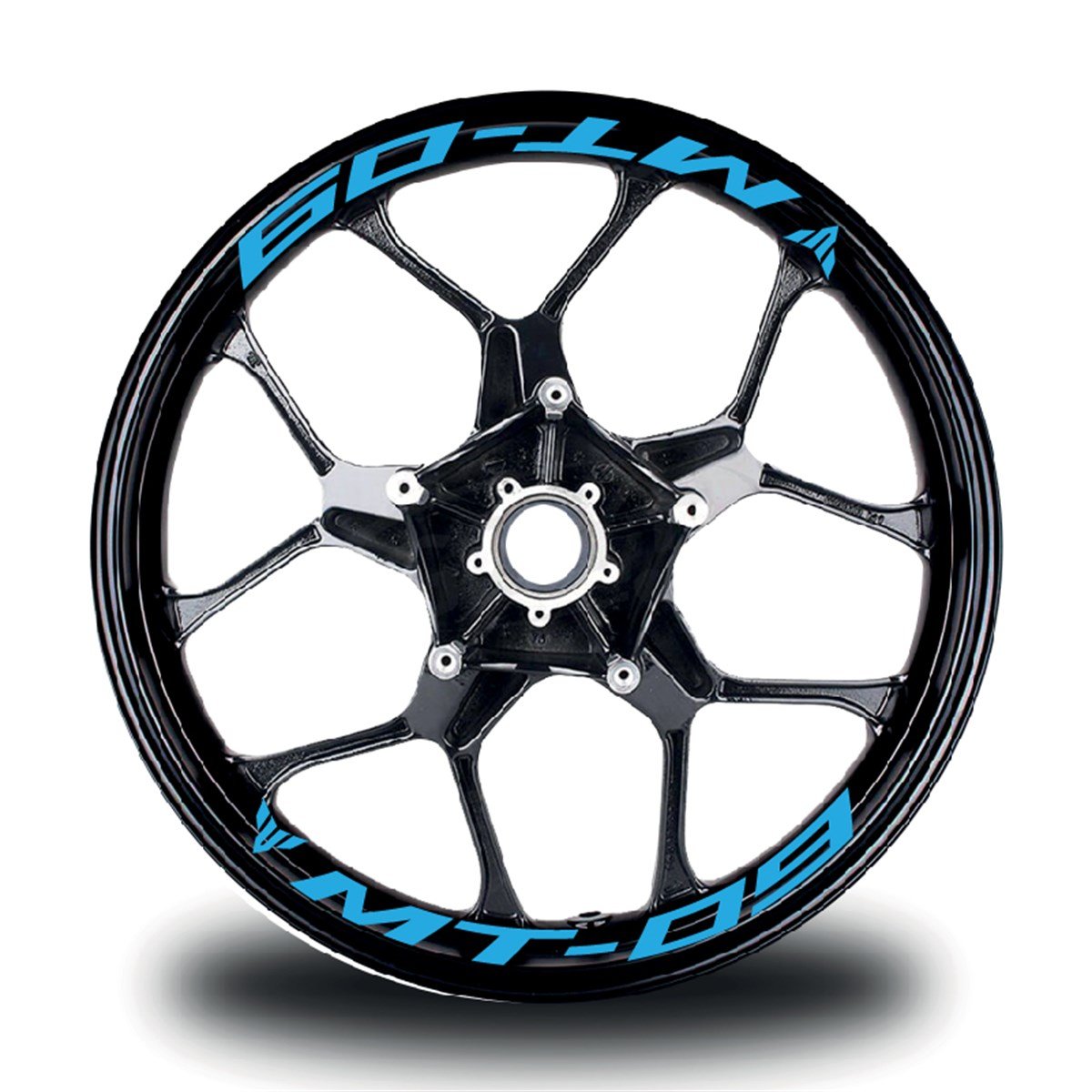 Mt - 09 Yazılı 8Li Jant İçi Yazı Sticker Etiket