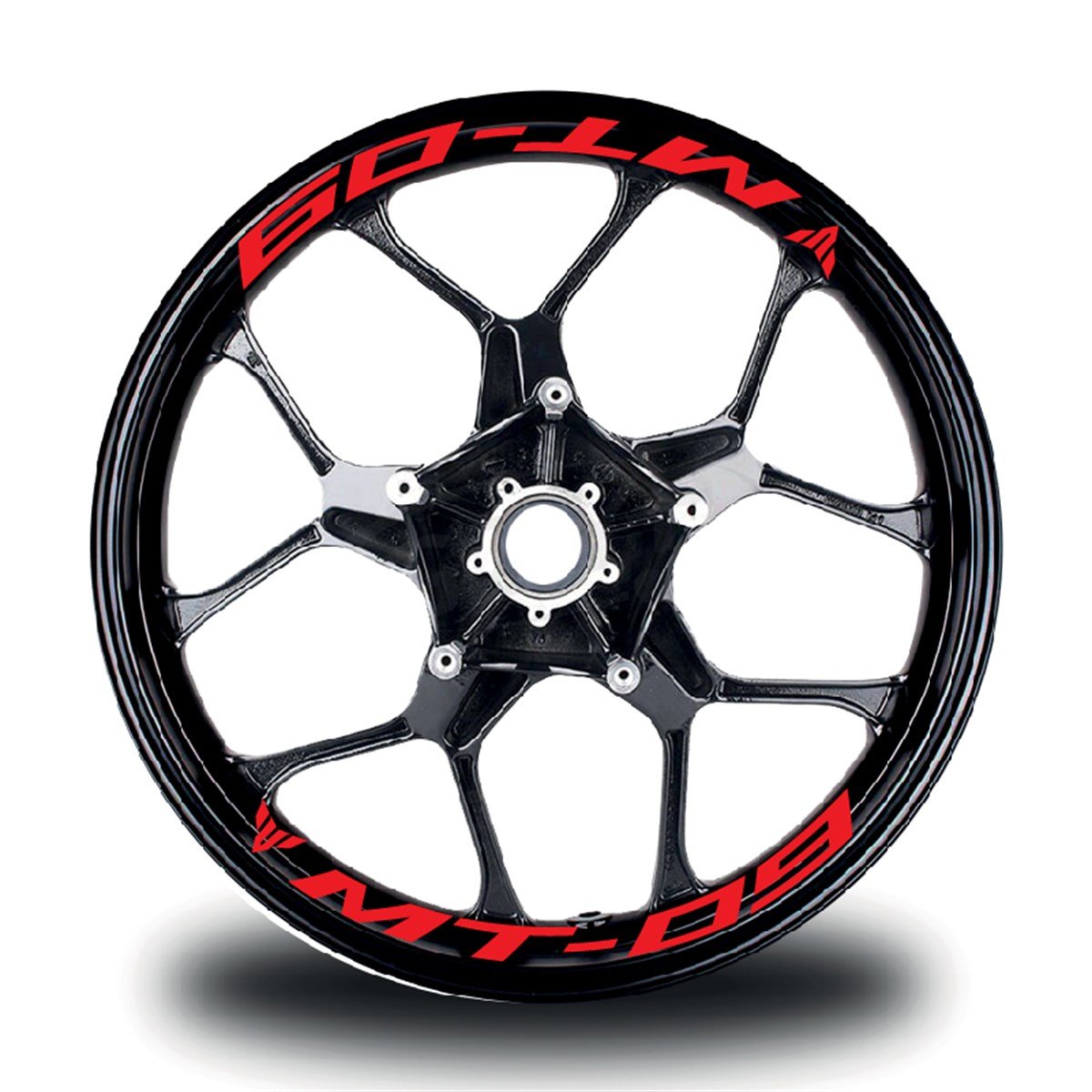 Mt - 09 Yazılı 8Li Jant İçi Yazı Sticker Etiket