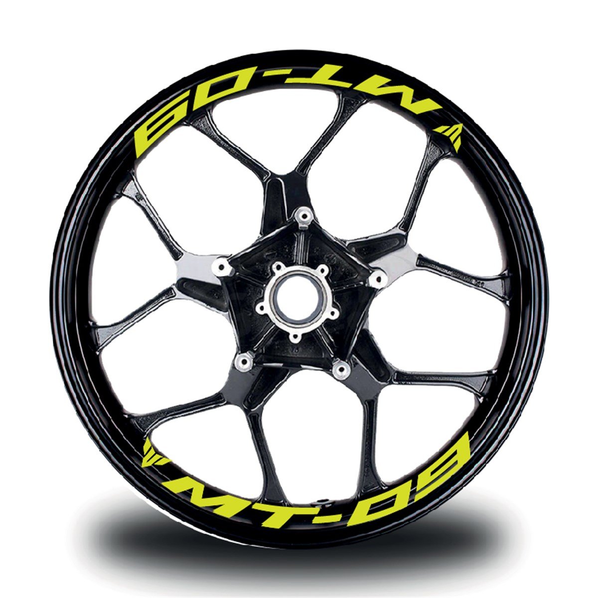 Mt - 09 Yazılı 8Li Jant İçi Yazı Sticker Etiket