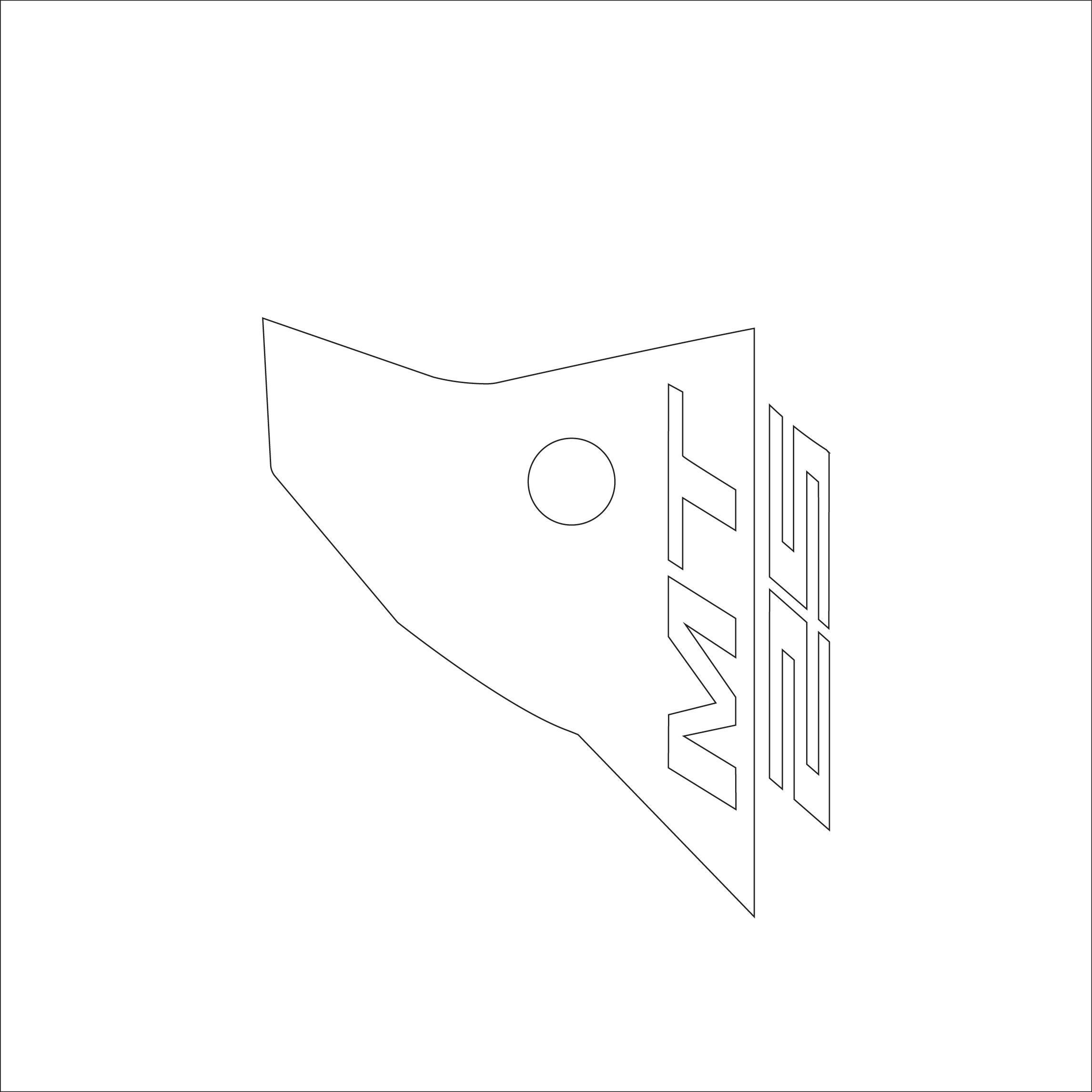 MT-25MT-25 Ön Cam Yarım Motosiklet Sticker Etiket Modeli 