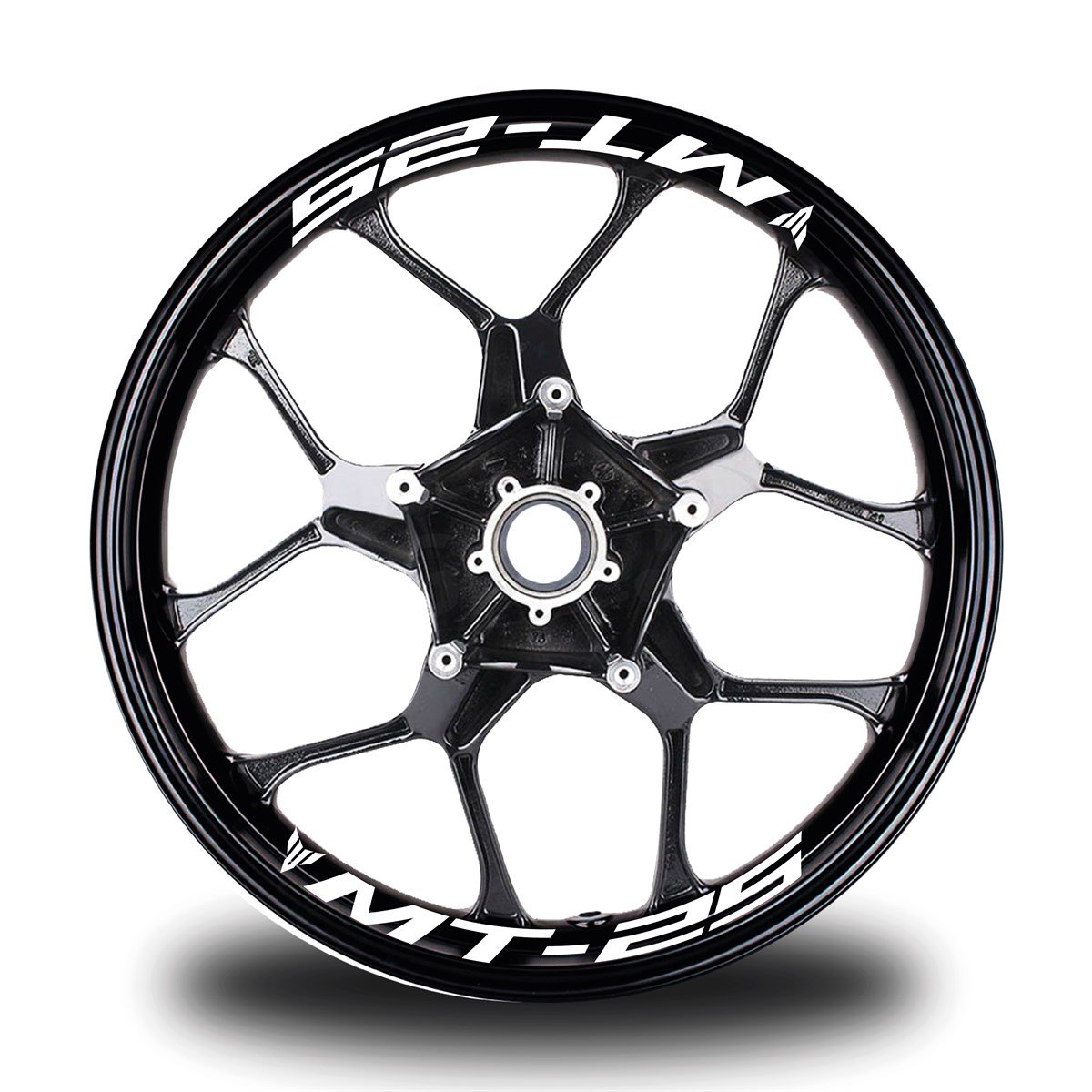 Mt-25  Yazılı 8Li Jant İçi Yazı Sticker Etiket