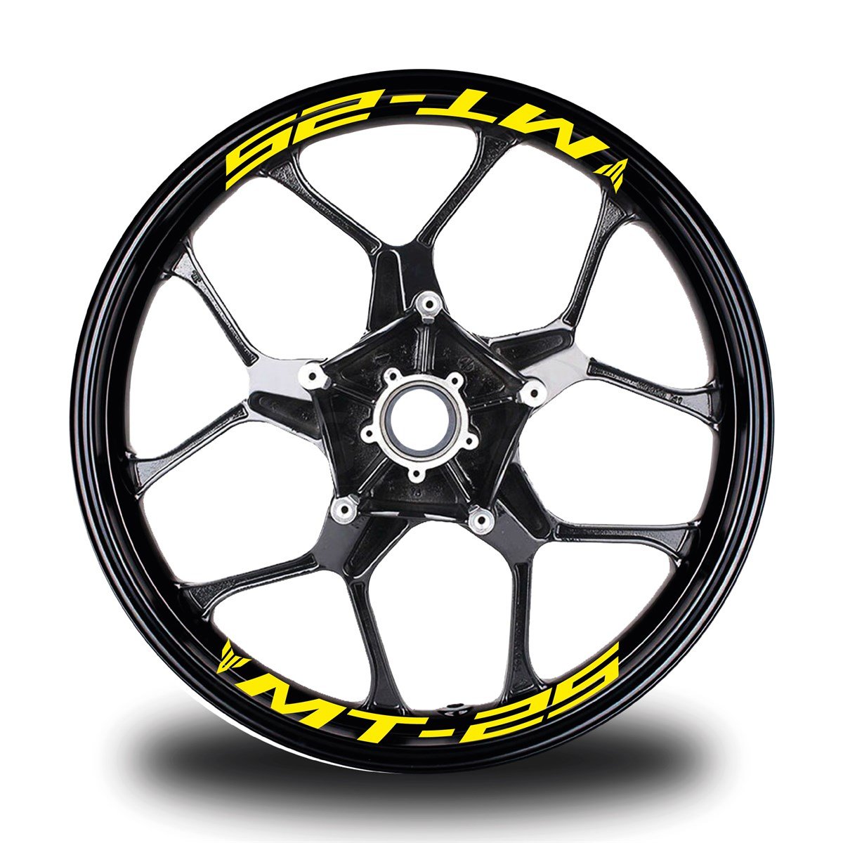 Mt-25  Yazılı 8Li Jant İçi Yazı Sticker Etiket