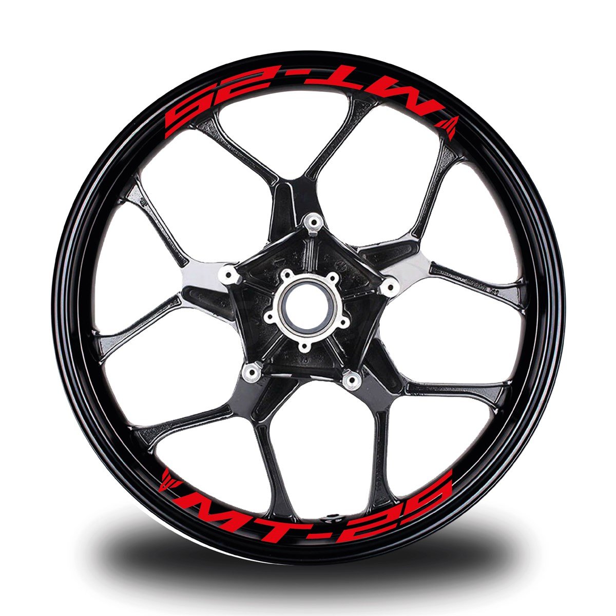 Mt-25  Yazılı 8Li Jant İçi Yazı Sticker Etiket