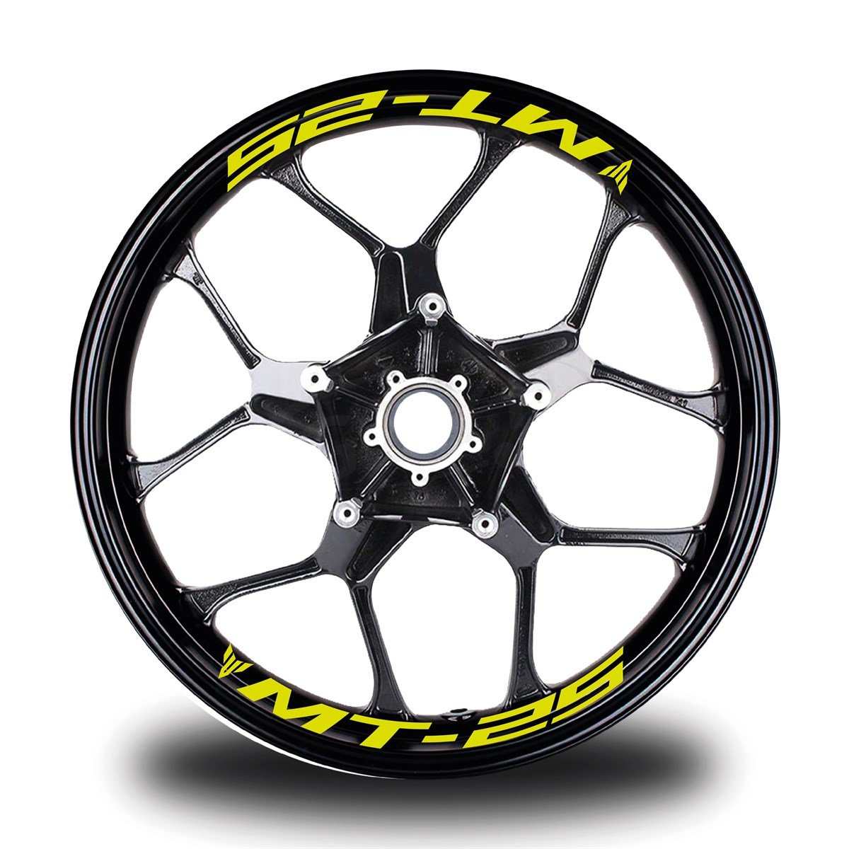 Mt-25  Yazılı 8Li Jant İçi Yazı Sticker Etiket