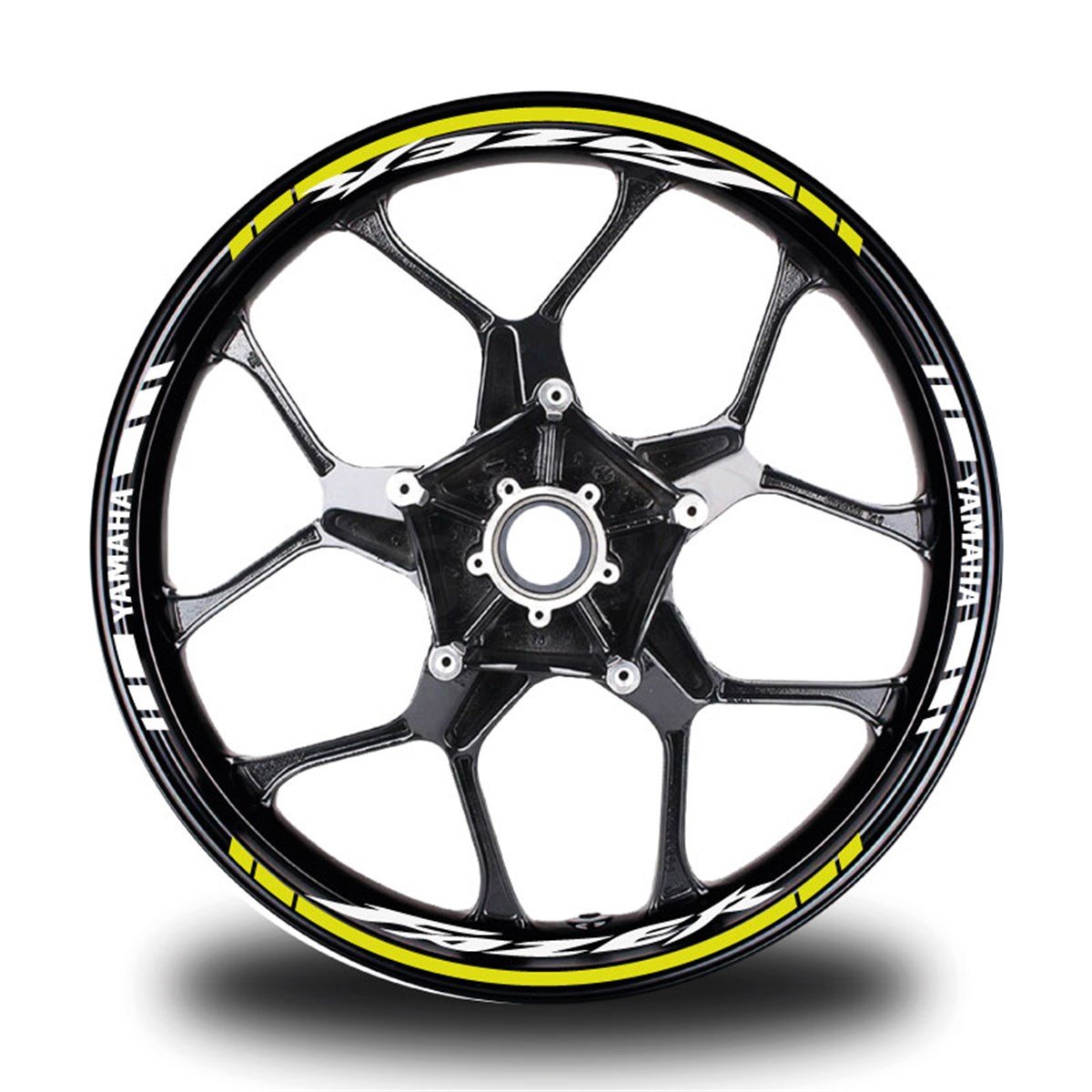 Neon Sarı Fazer Takım Jant Sticker Etiket 