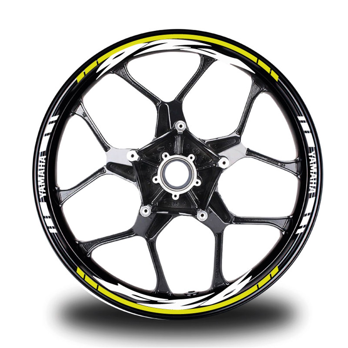 Neon Sarı FZ6 Takım Jant Sticker Etiket 