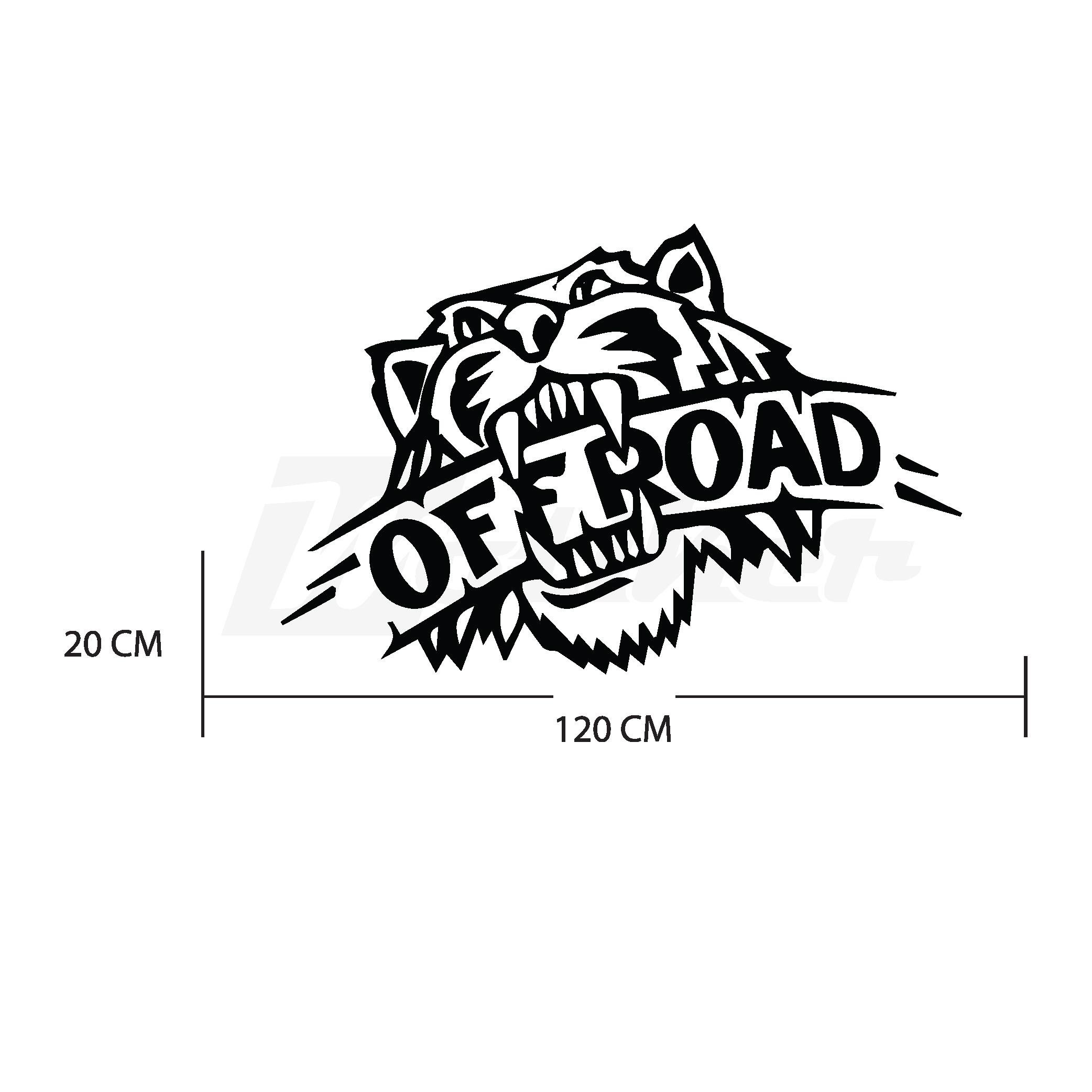 KaravanOff Road Kaplan Sticker Etiket