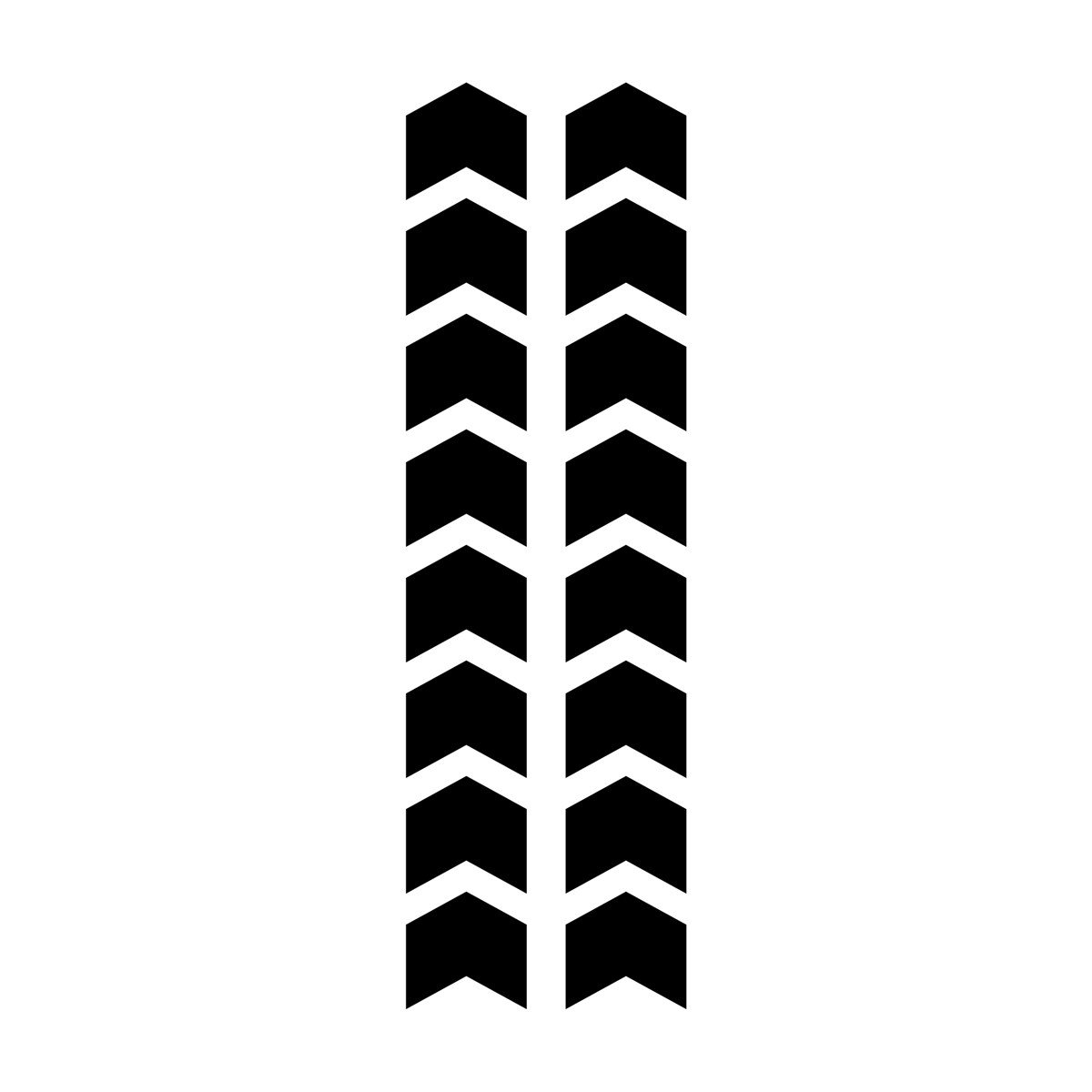 Ok Şekilli Mini Sticker Etiket Modeli