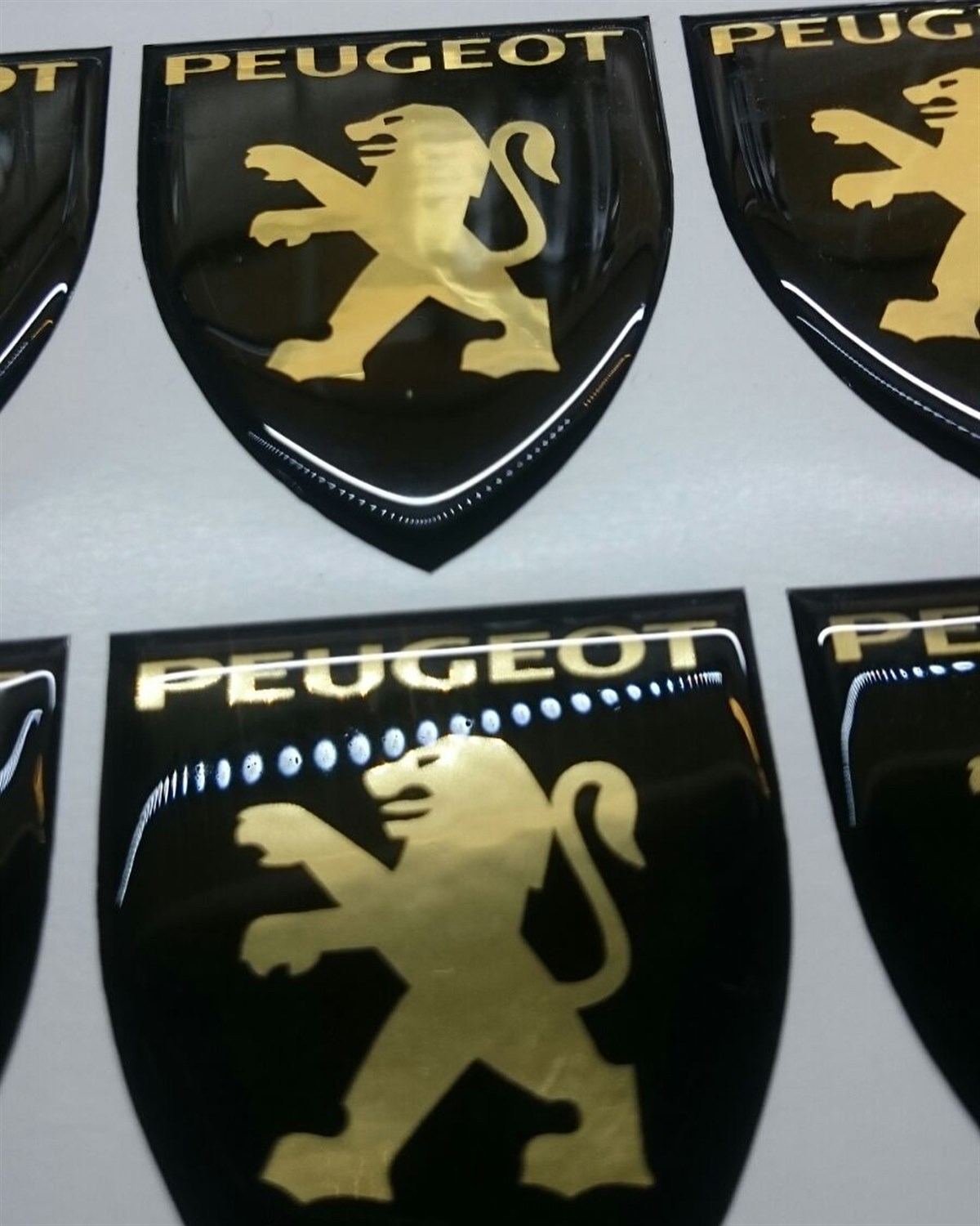 Peugeot Logo Damla Sticker Etiket Modeli