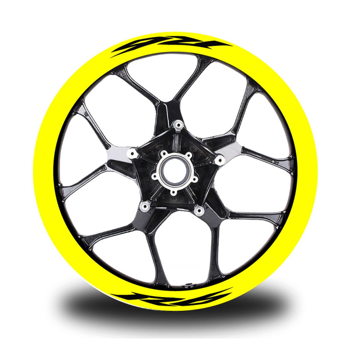 R6 Yazılı 8Li Jant İçi Yazı Sticker Etiket