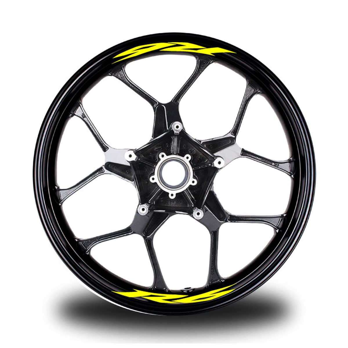 R6 Yazılı 8Li Jant İçi Yazı Sticker Etiket