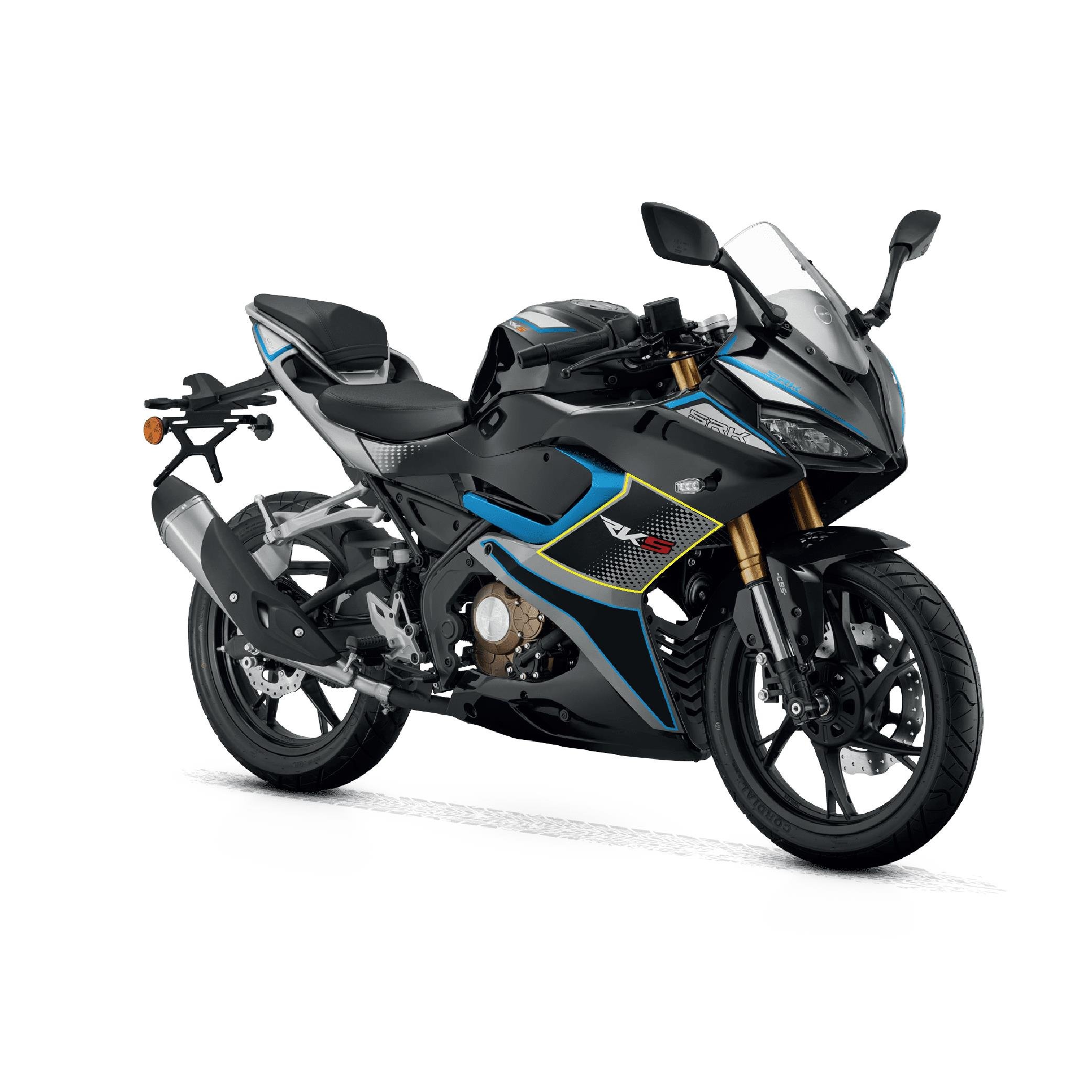 RKSRKS (QJ MOTOR) MAVİ SRK 125R SAĞ YAN GRENAJ ORJİNAL TASARIM STICKER ETİKET MODELİ