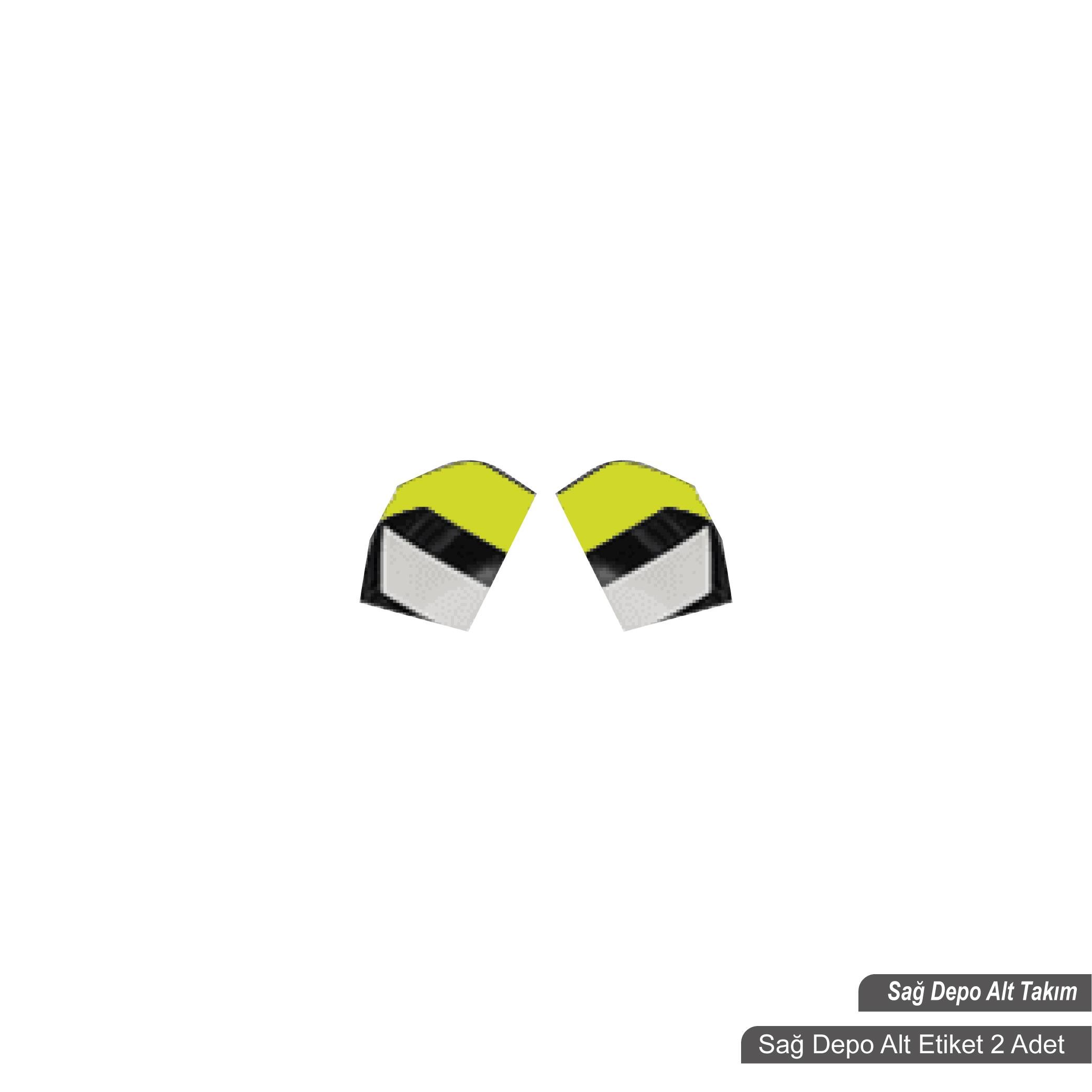 RKSRKS R250 Orjinal Tasarım Full Sticker Etiket Modeli SET