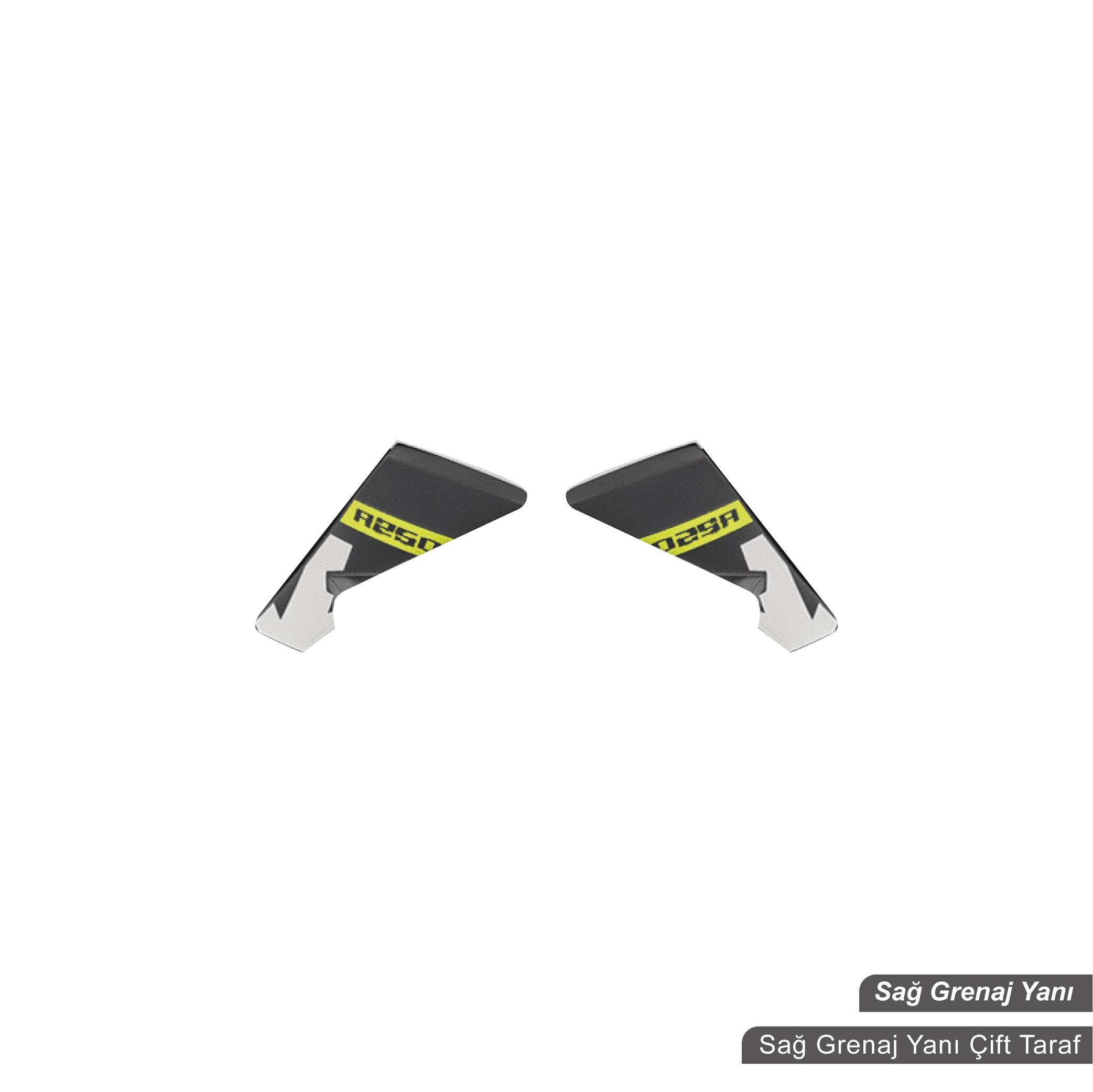 RKSRKS R250 Orjinal Tasarım Full Sticker Etiket Modeli SET