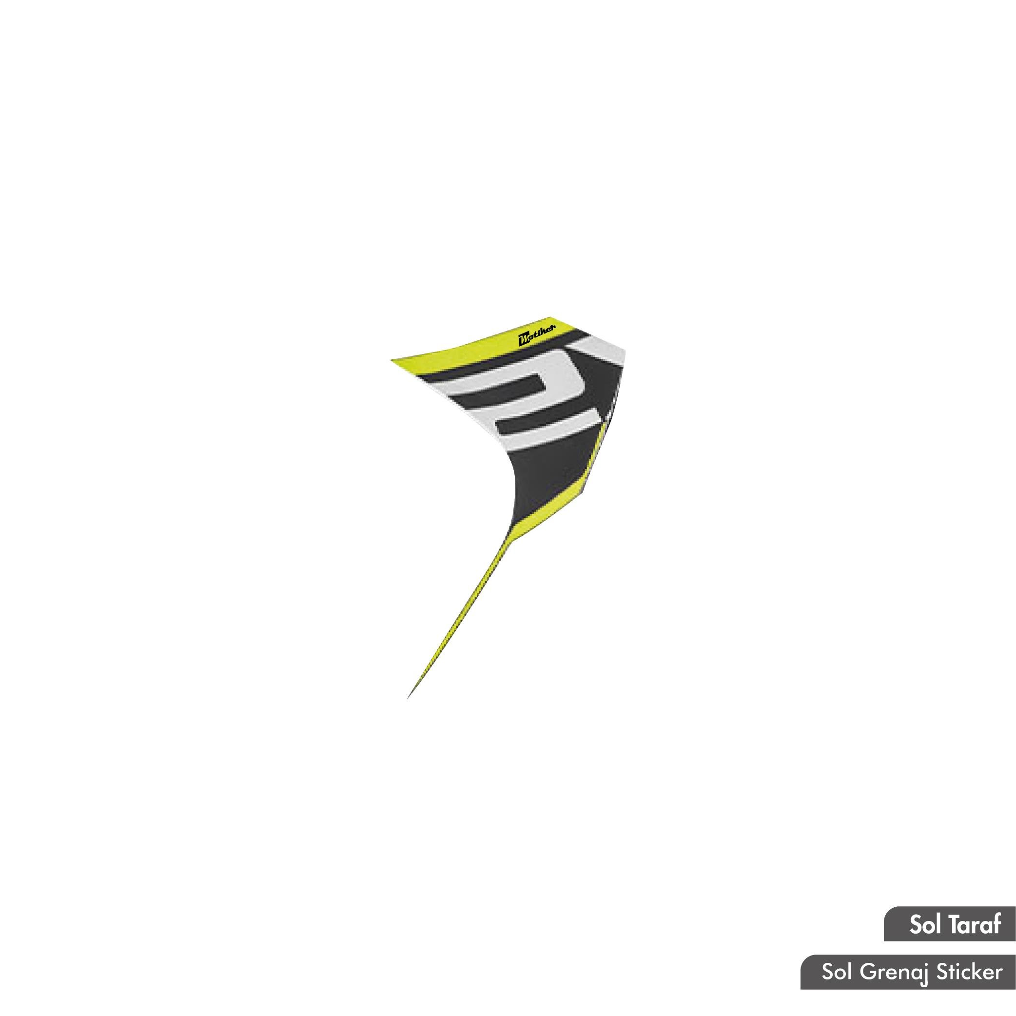 RKSRKS R250 Orjinal Tasarım Sticker Etiket Modeli Sol Grenaj Sticker