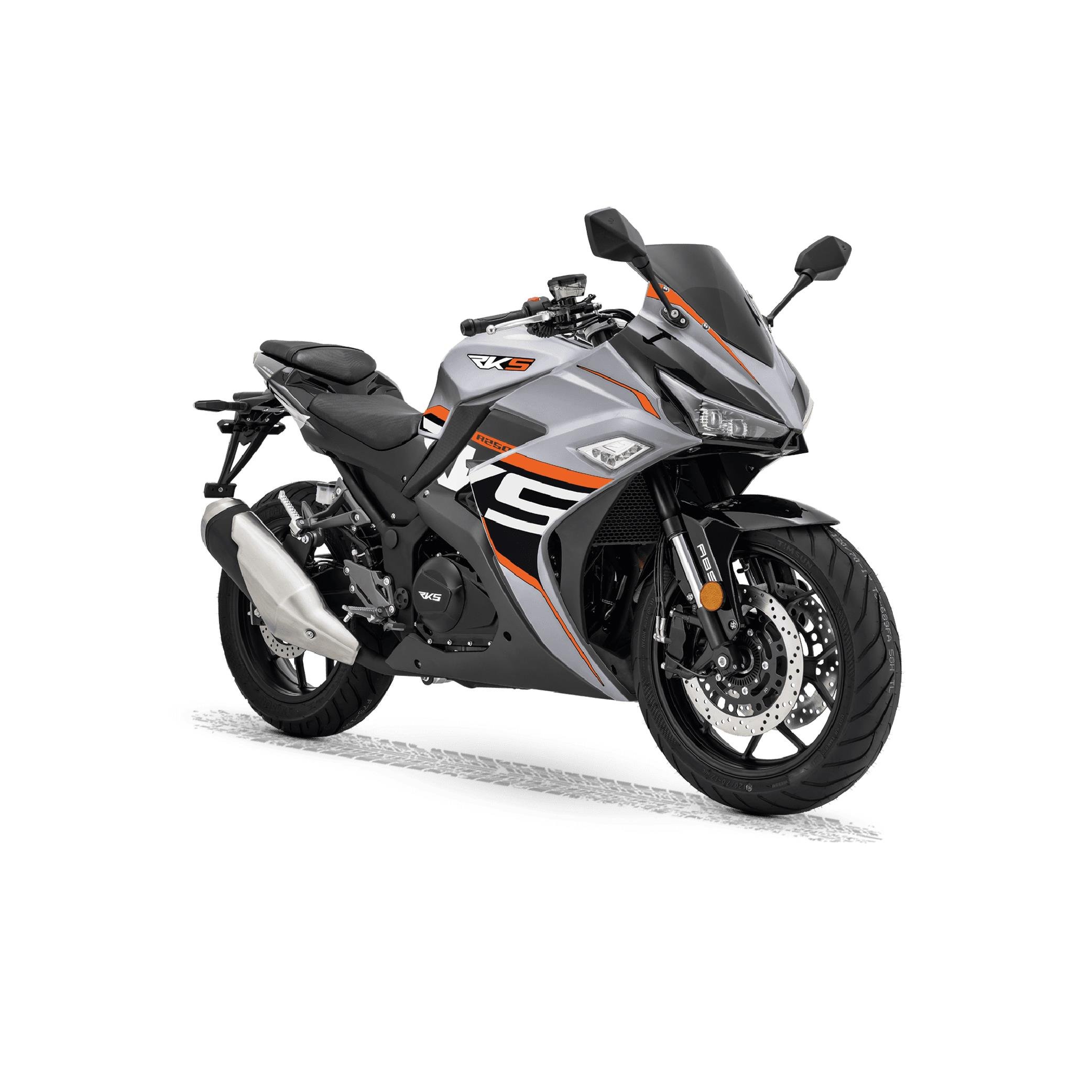 RKSRKS R250 Orjinal Tasarım Sticker Etiket Modeli Sağ ve Sol Grenaj Sticker Turuncu Model