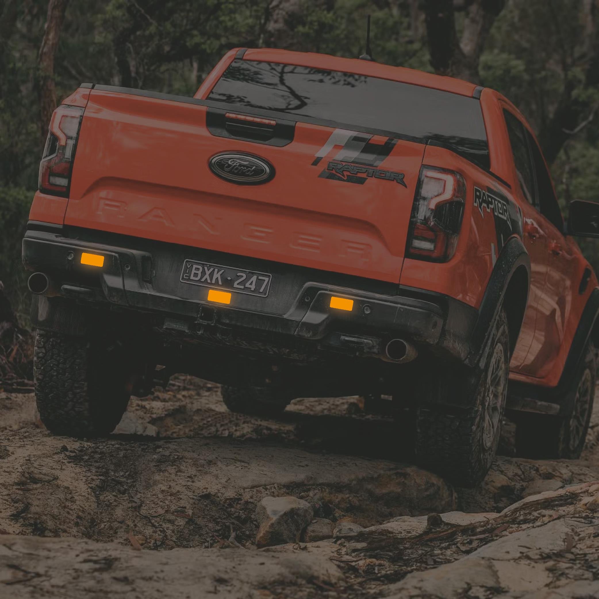 Reflective StickerSarı Reflective (Reflektif) 3'lü Dikdörtgen Sticker Paketi Otomobil Motosiklet Reflektif Parlayan Sticker Etiket Modeli