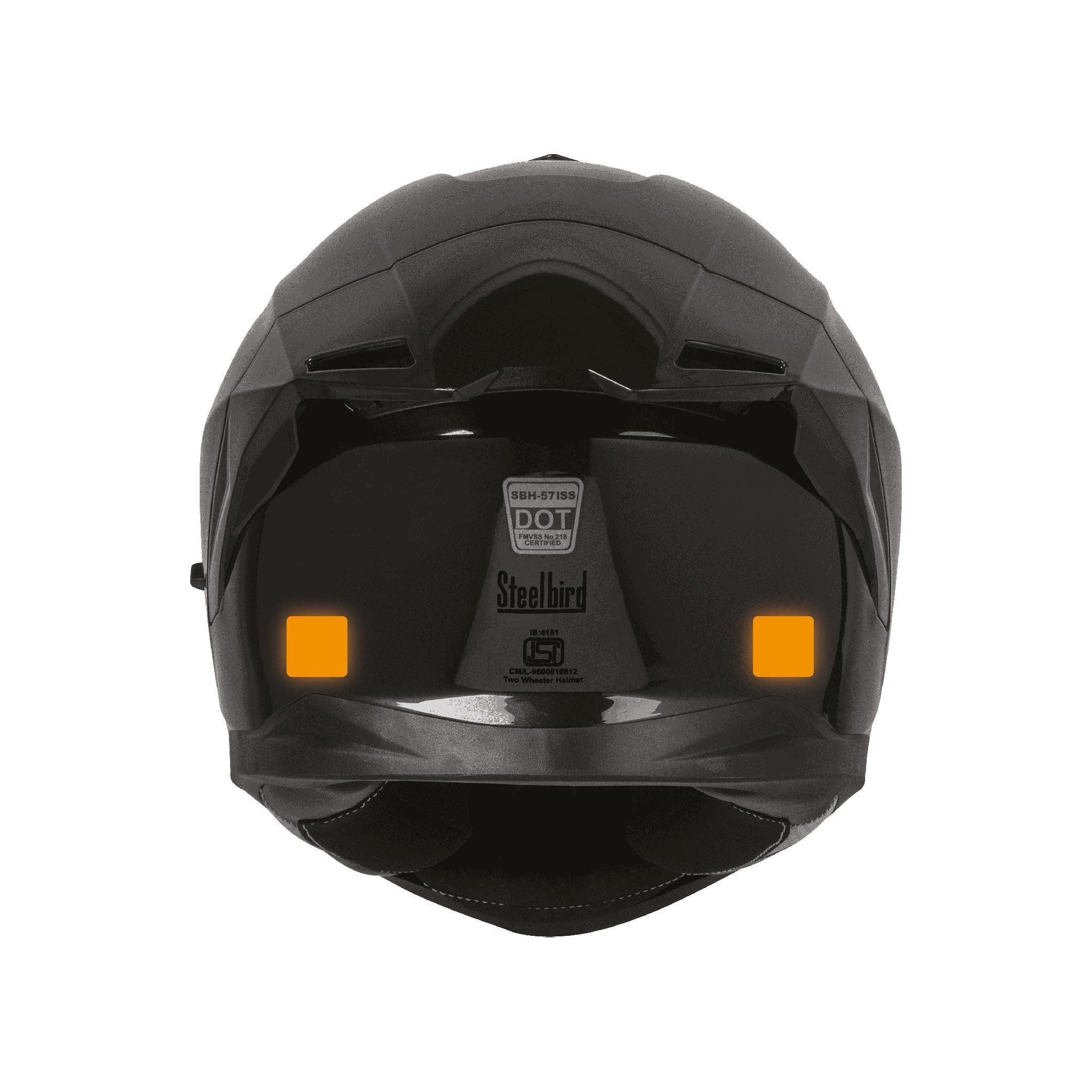 Reflective StickerSarı Reflective (Reflektif) 6'lı Kare Sticker Paketi Otomobil Motosiklet Reflektif Parlayan Sticker Etiket Modeli