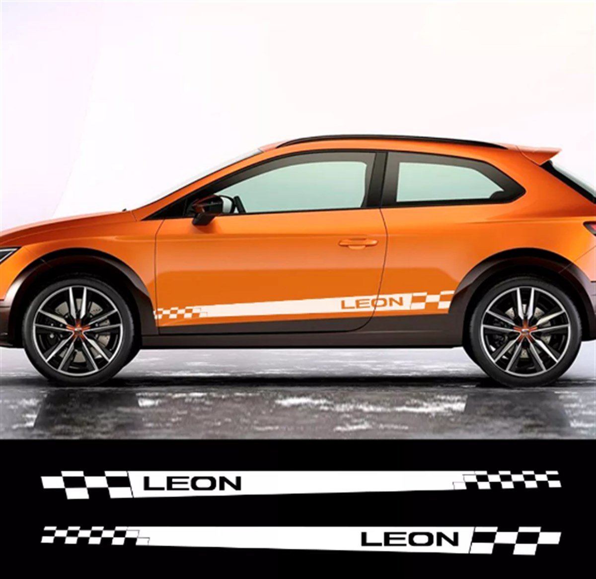 Seat Leon Yan Kapı Sticker Etiket Modeli 2
