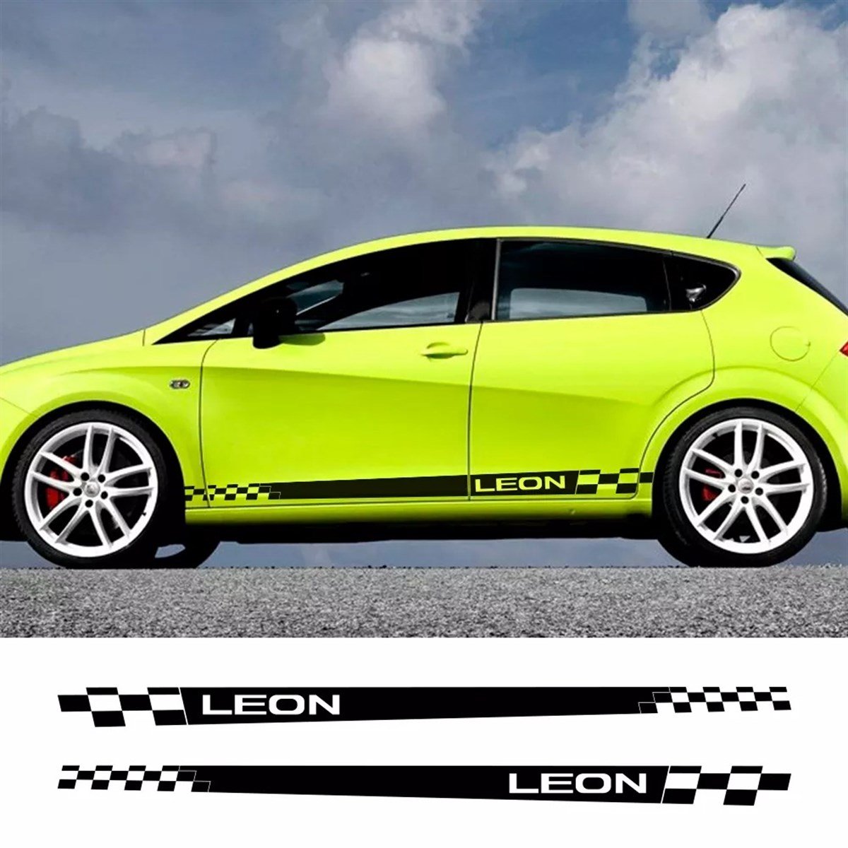 Seat Leon Yan Kapı Sticker Etiket Modeli 2
