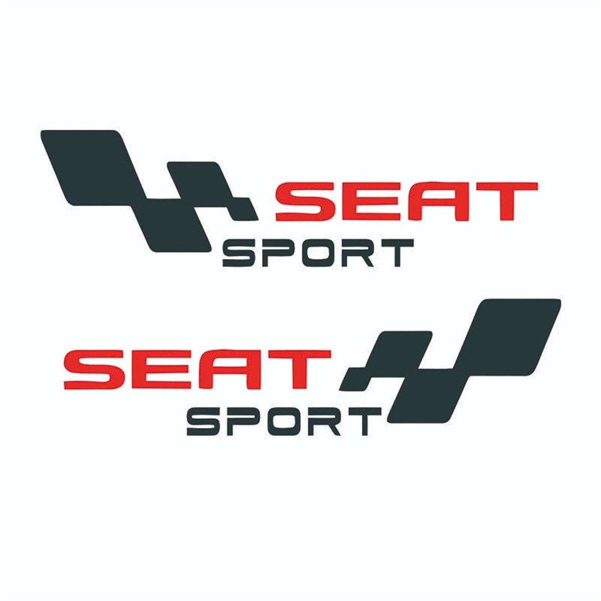 Seat Sport Yazılı Sticker Etiket Modeli