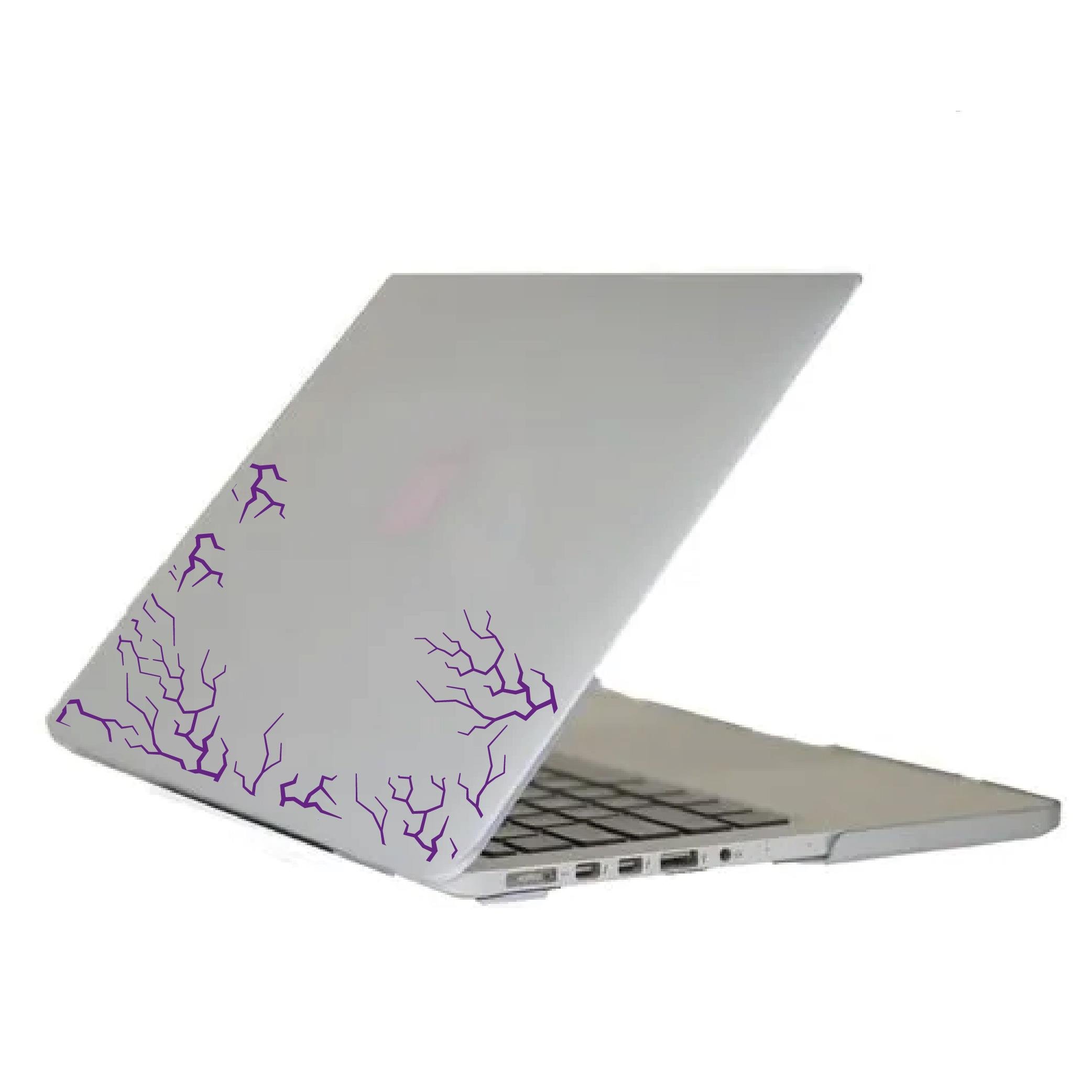 MARKALARŞimşek Sticker 25x25cm Folyo Kesim Evrensel Desen Kaplama Mor