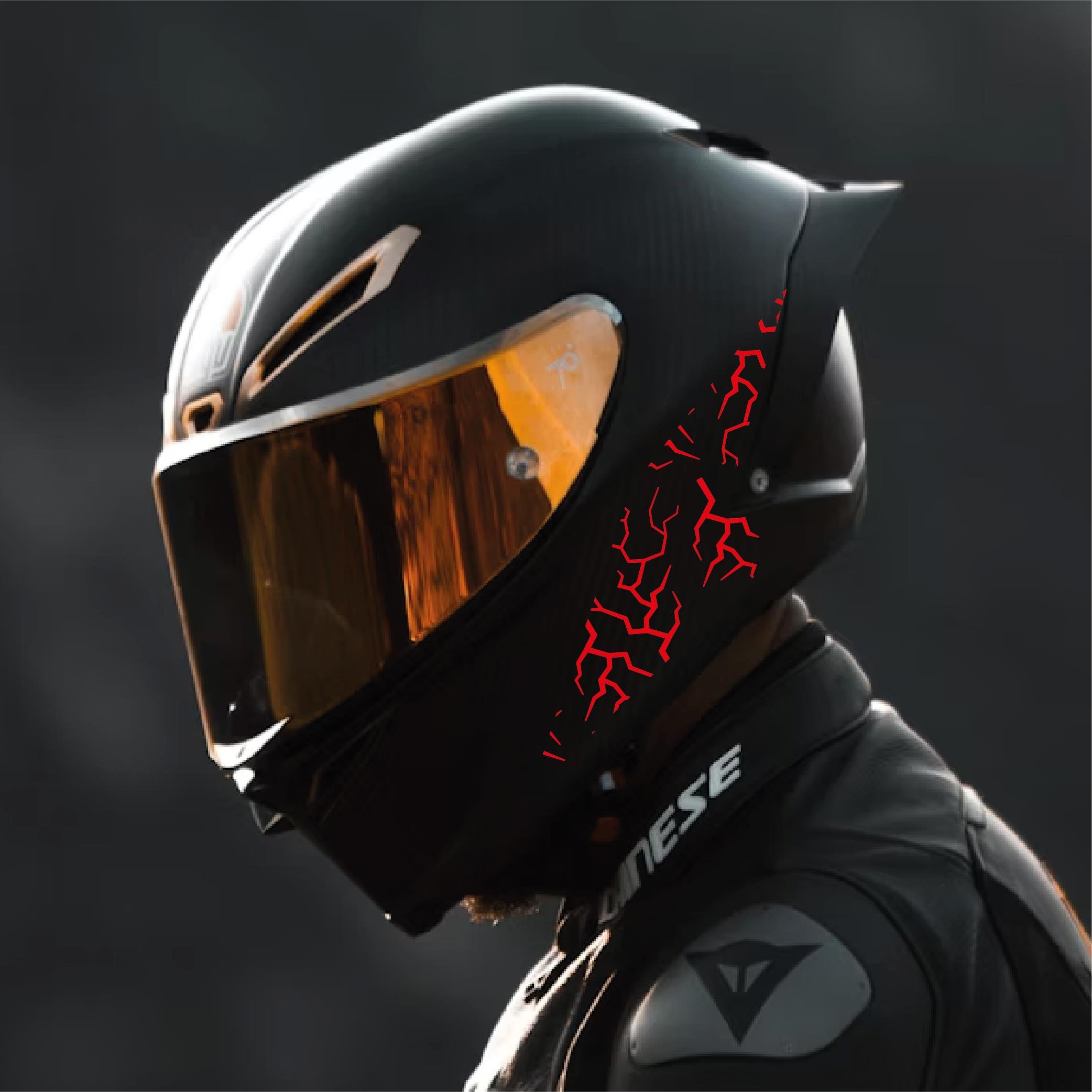 MARKALARŞimşek Sticker 25x25cm Folyo Kesim Evrensel Desen Kaplama Kırmızı