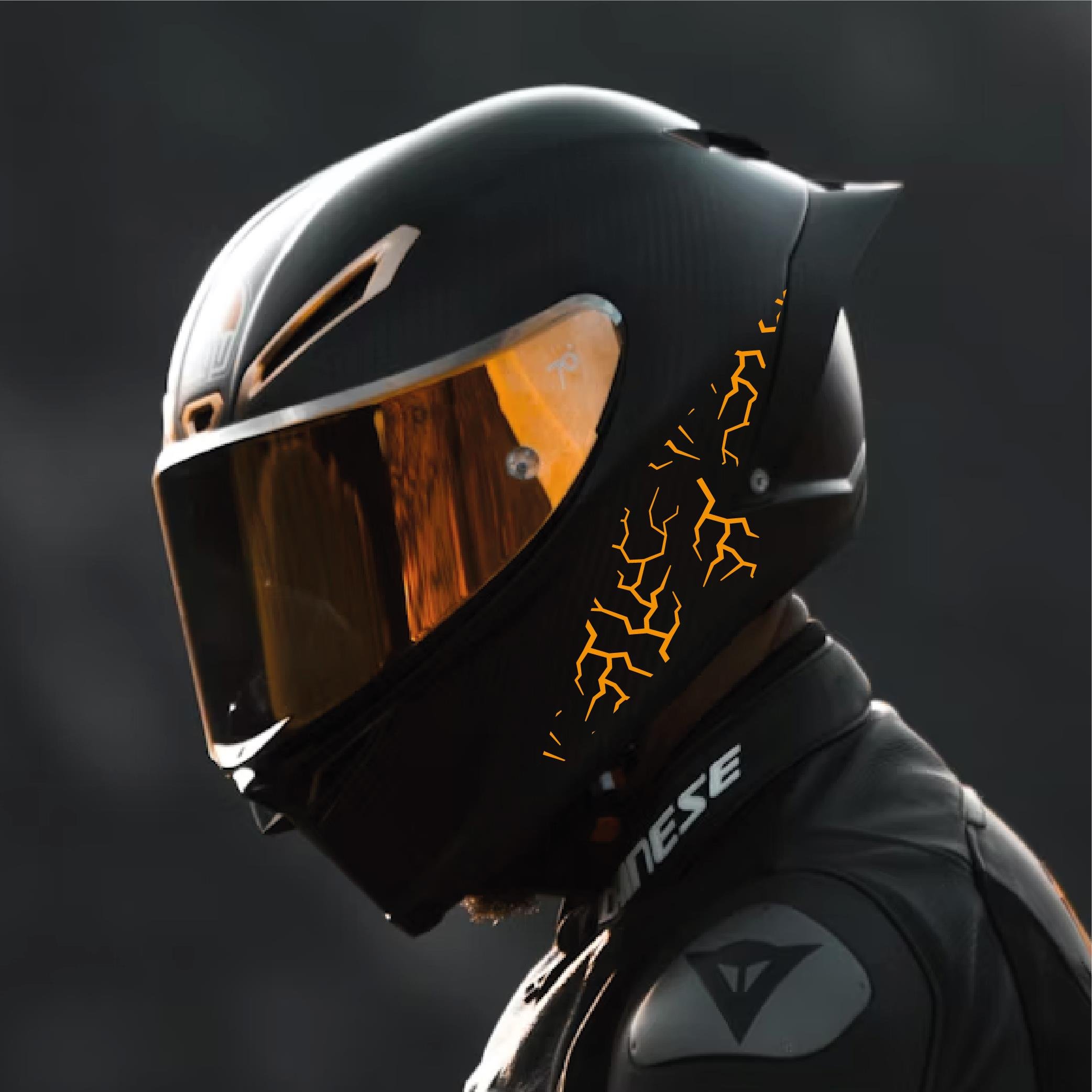 MARKALARŞimşek Sticker 25x25cm Folyo Kesim Evrensel Desen Kaplama Turuncu