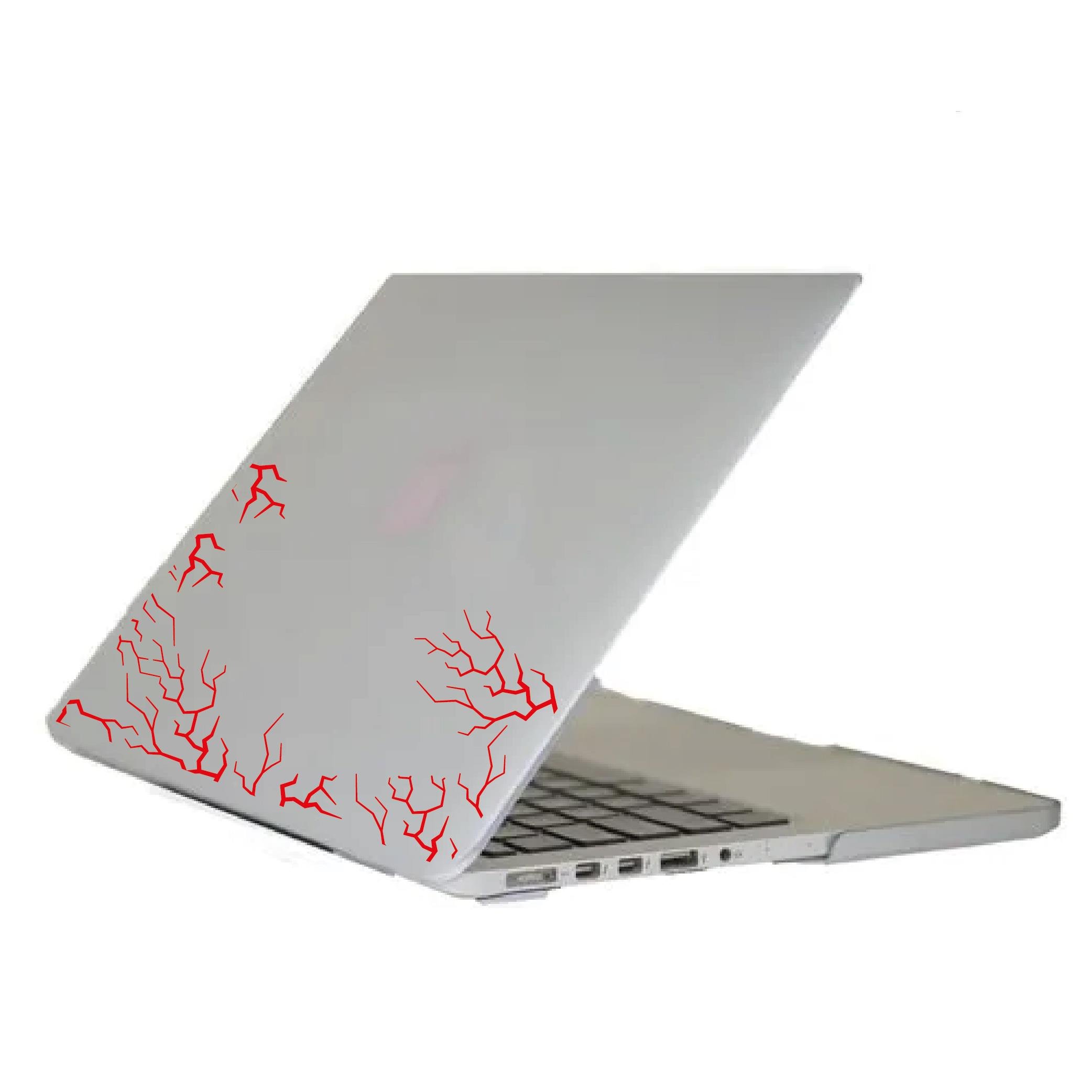 MARKALARŞimşek Sticker 25x25cm Folyo Kesim Evrensel Desen Kaplama Kırmızı