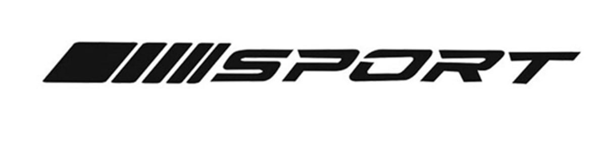 Sport Yazılı Kapı Kolu Sticker Etiket Modeli