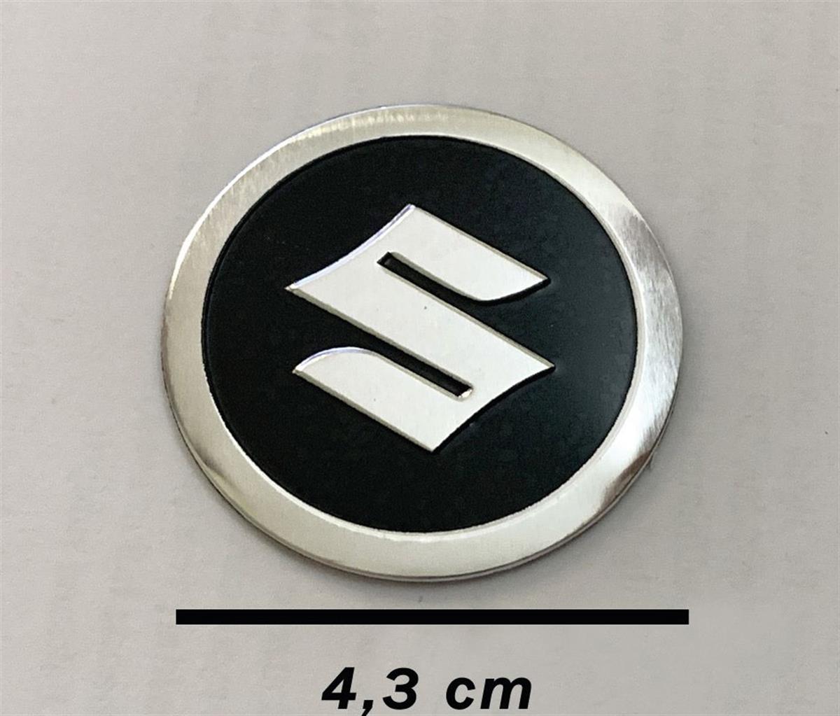 Suzuki Amblem Logo Metal Damla Sticker 4,3 cm