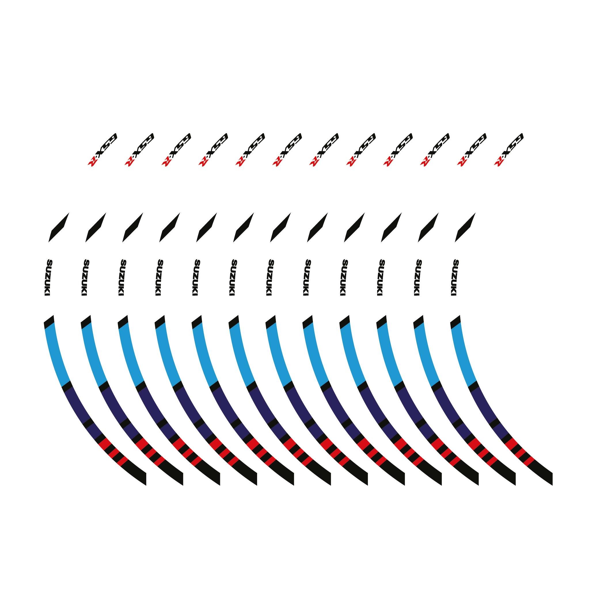 Suzuki GSX-R 1000-600 Jant Sticker Modeli