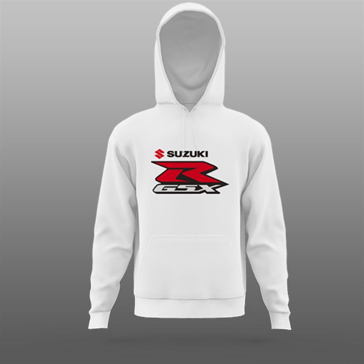 Suzuki R Gsx Beyaz Sweatshirt Modeli 