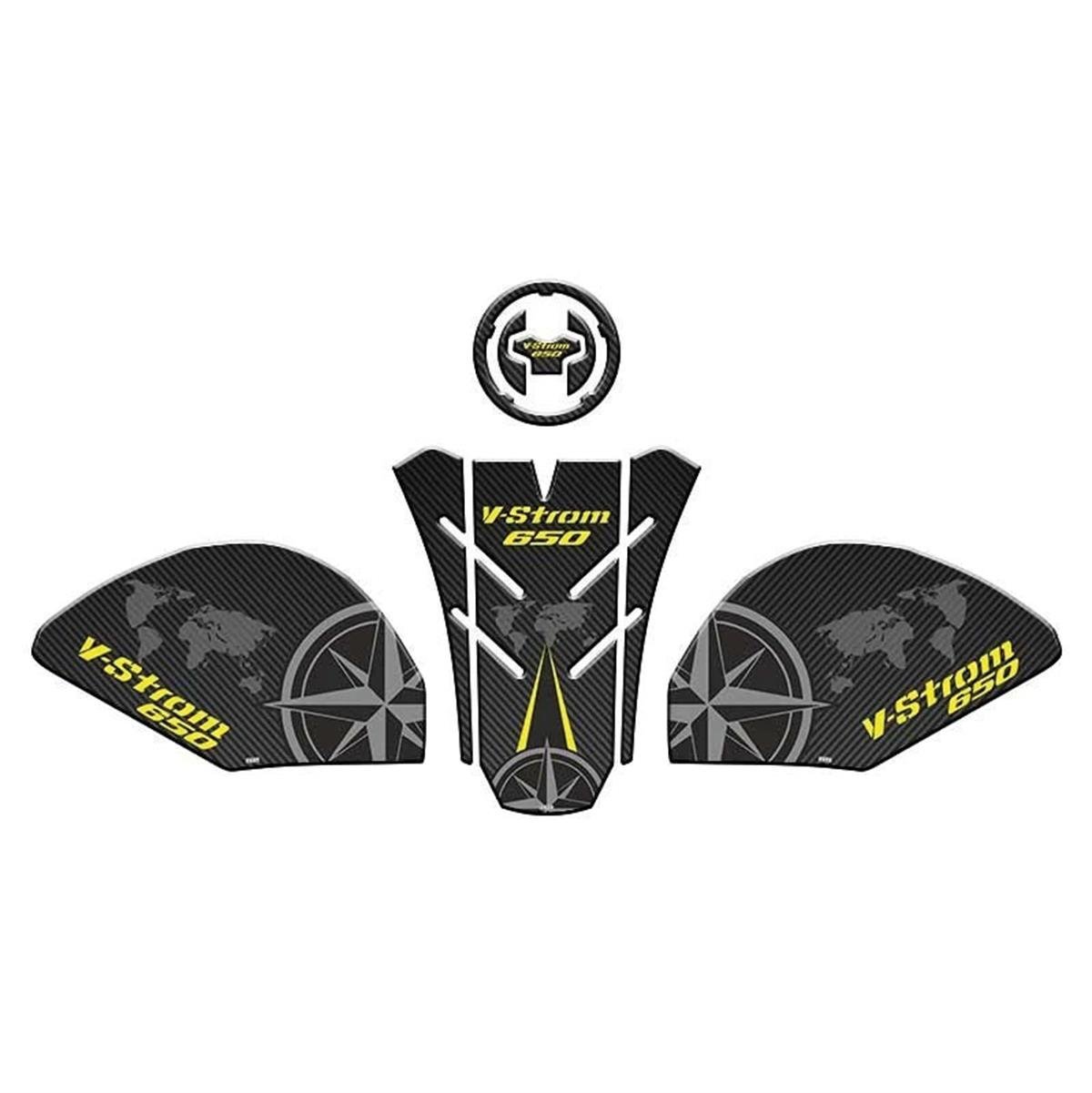 Suzuki V Strom DL650 Compass Tank Pad Damla Sticker Modeli