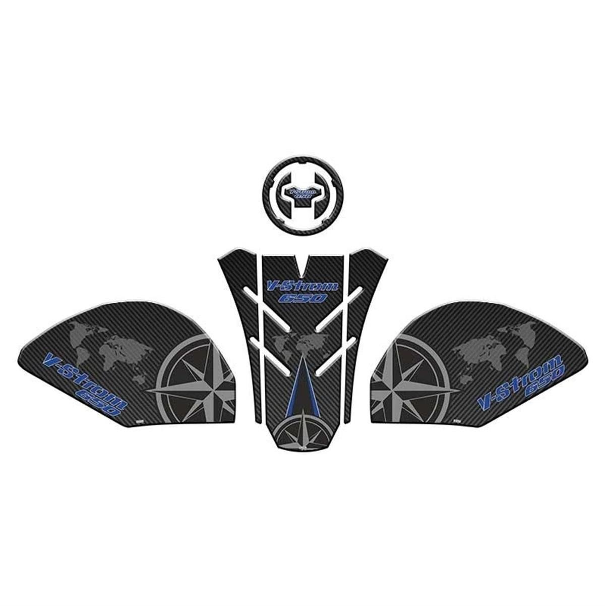 Suzuki V Strom DL650 Compass Tank Pad Damla Sticker Modeli